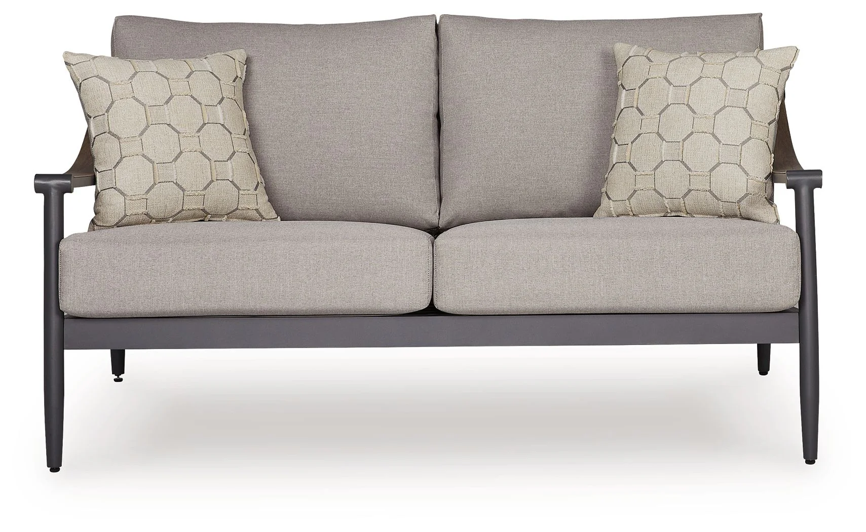 Ocean Beach - Loveseat With Cushion - Gray - Image 4