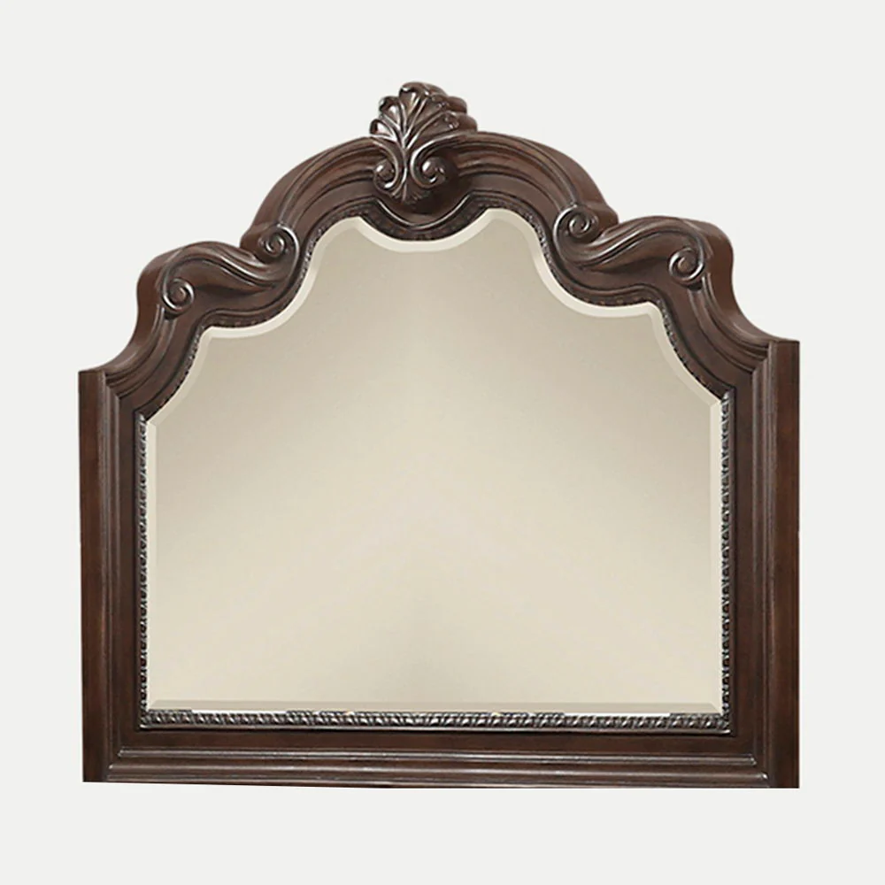 Ornate Mirror - Mahogany - Image 3