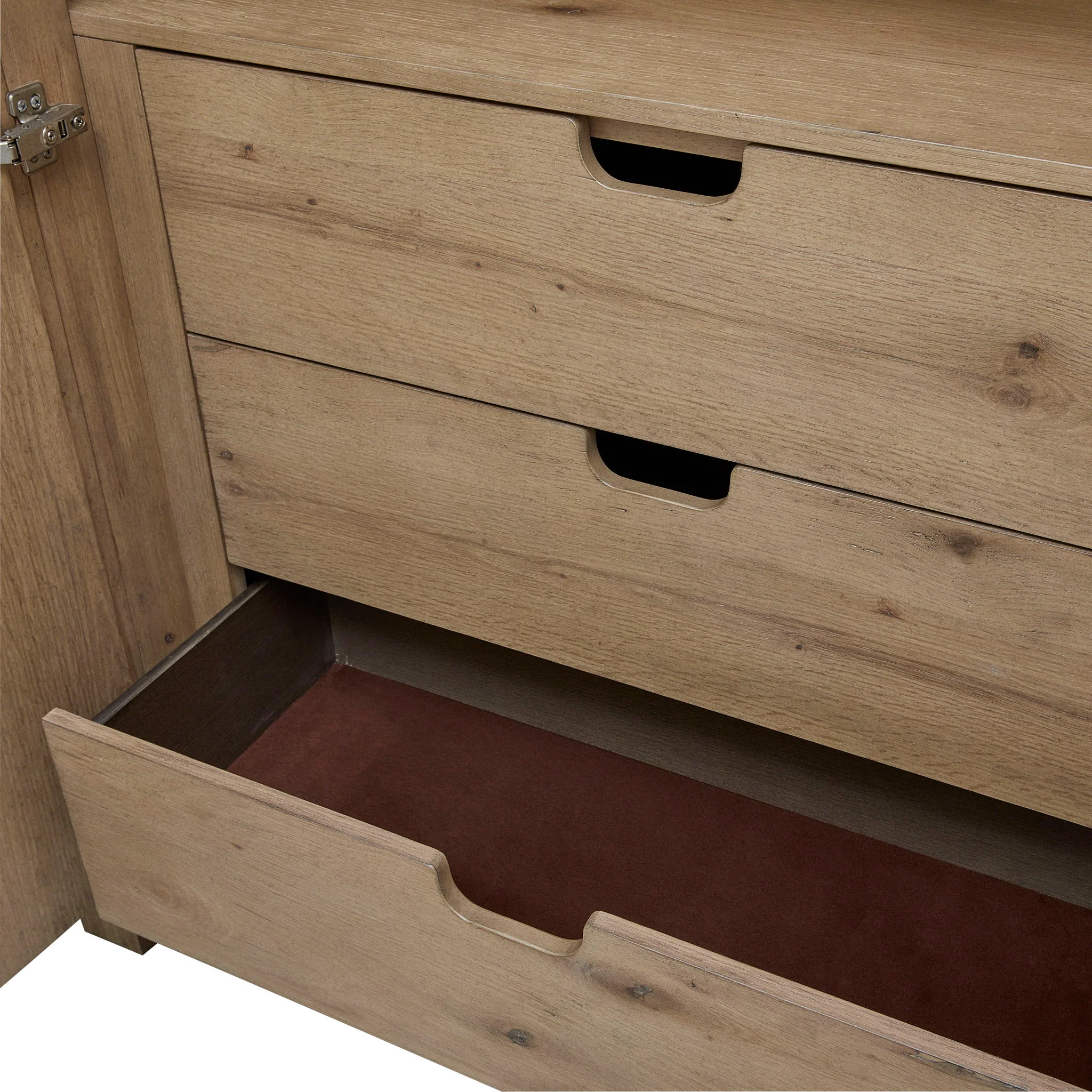 Pagosa - Armoire - English Knotty Oak - Image 3