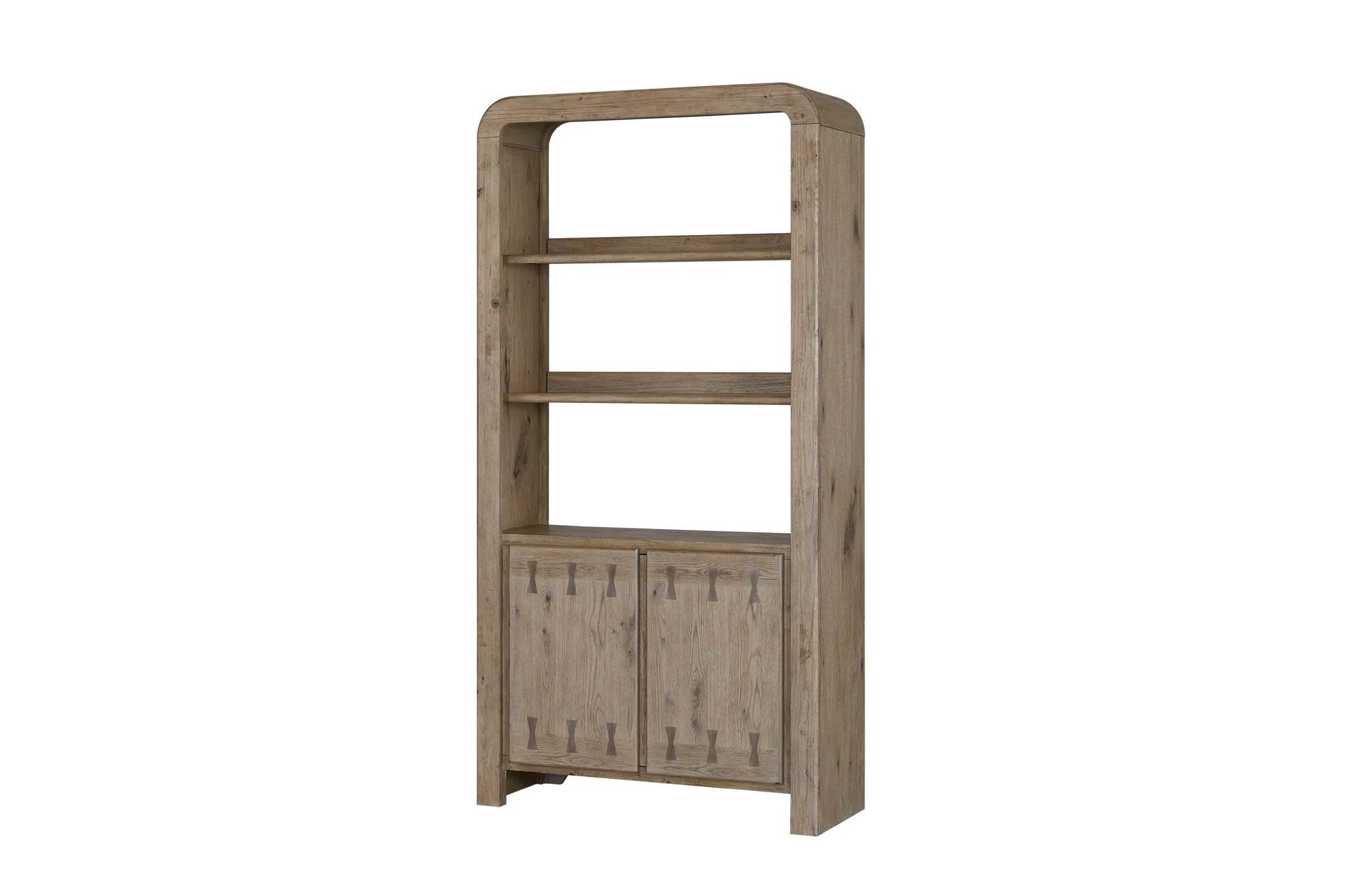Pagosa - Bowtie Bookcase - English Knotty Oak - Image 2