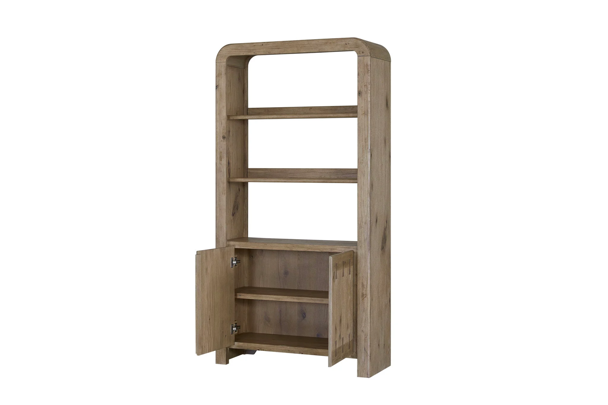 Pagosa - Bowtie Bookcase - English Knotty Oak - Image 3