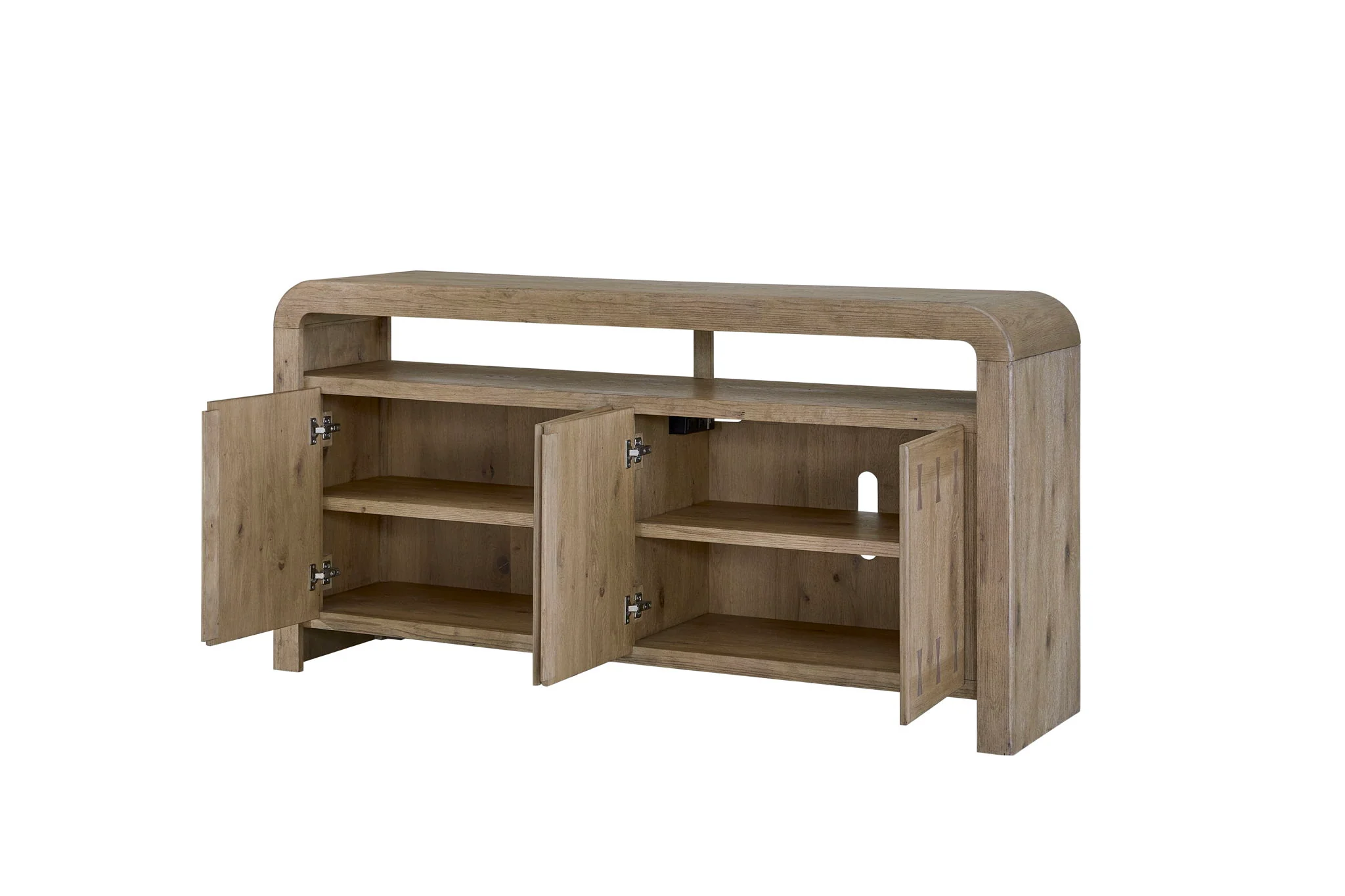Pagosa - Bowtie Console - English Knotty Oak - Image 4