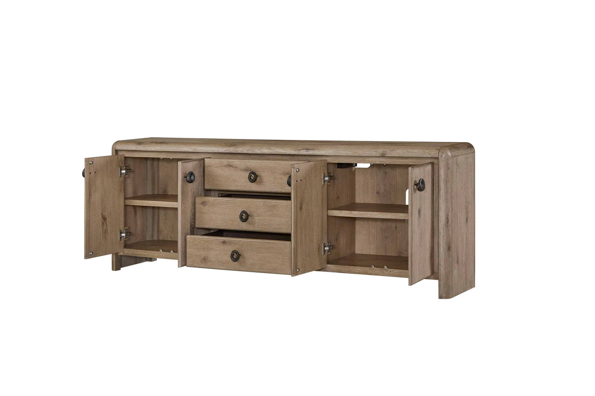 Pagosa - Console - English Knotty Oak - Image 2