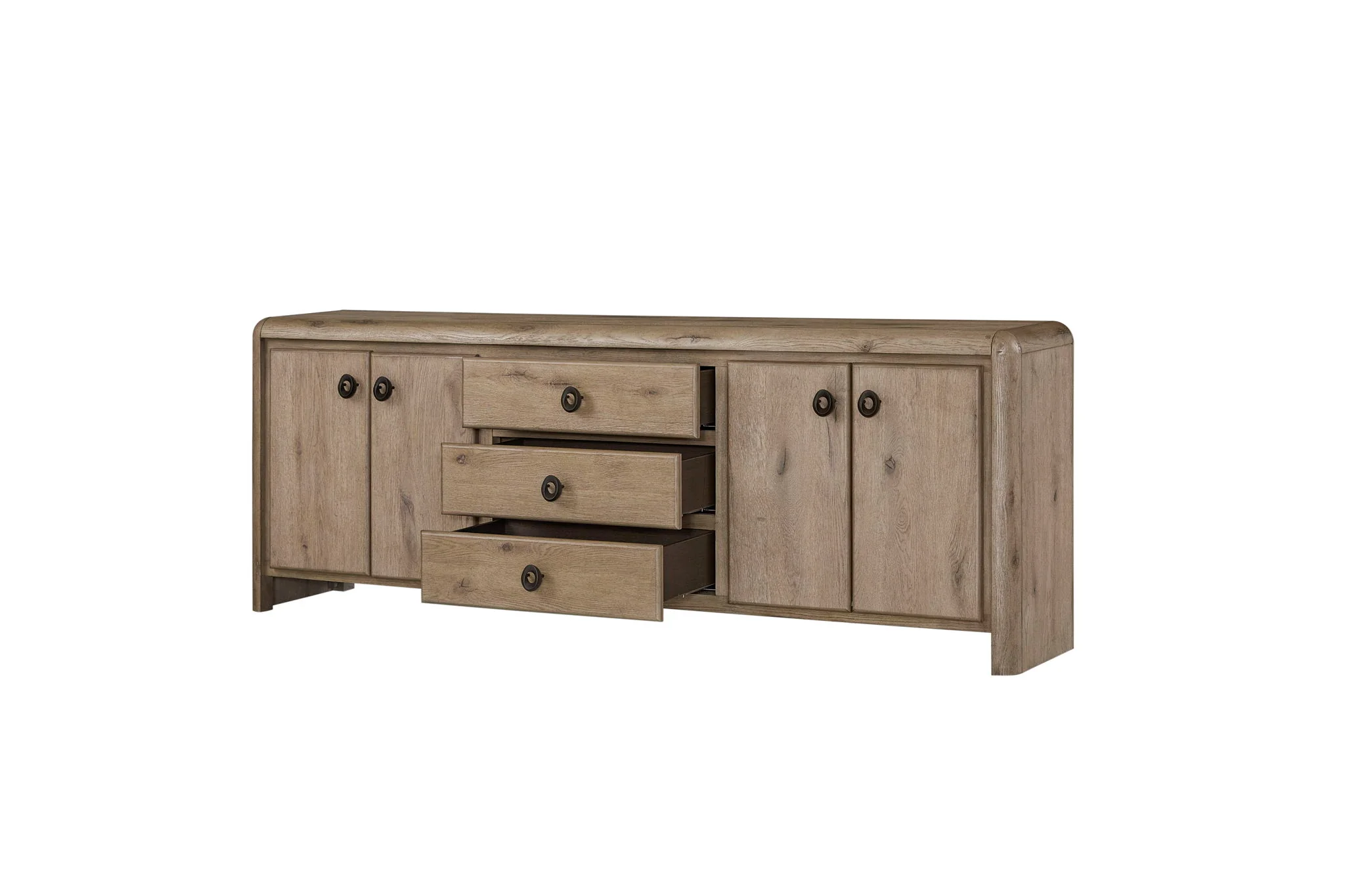Pagosa - Console - English Knotty Oak - Image 4