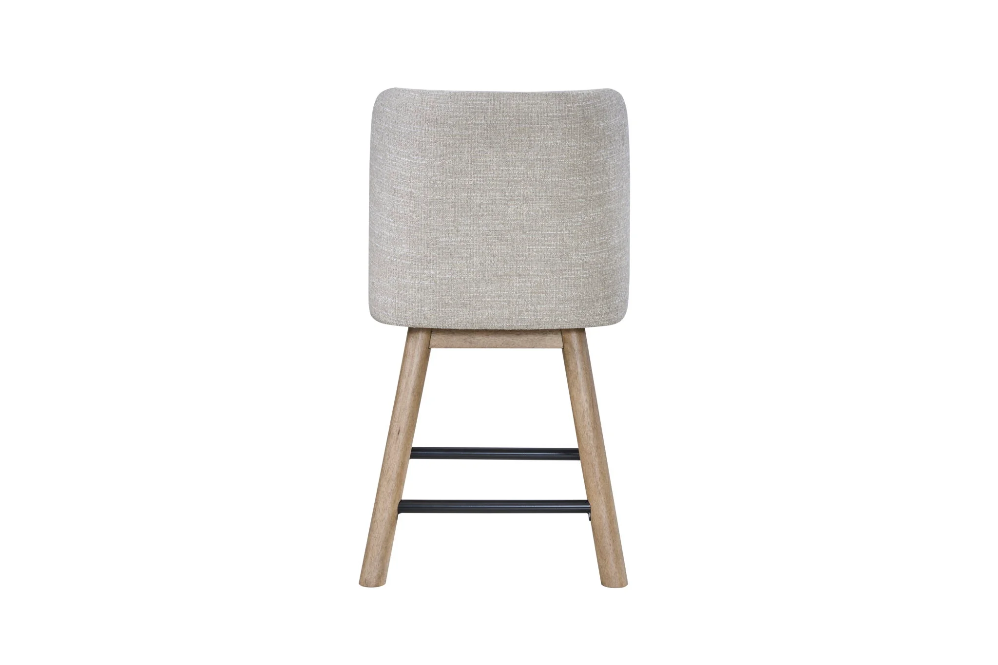 Pagosa - Counter Height Swivel Stool (Set of 2) - English Knotty Oak / Gray - Image 2