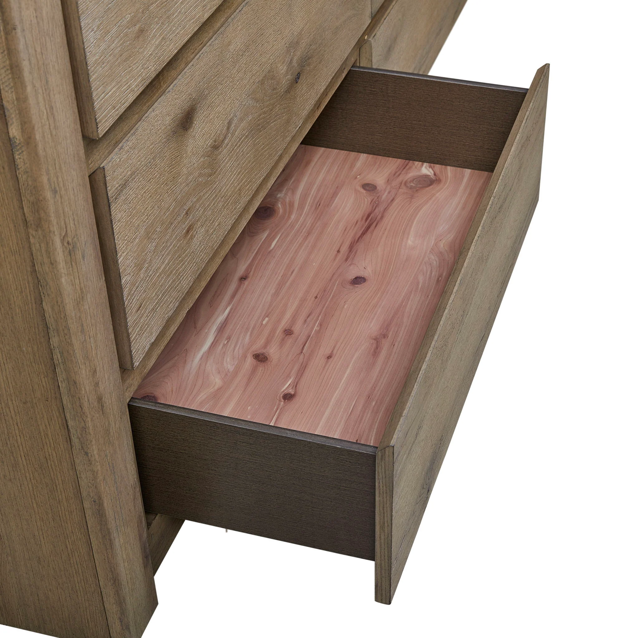 Pagosa - Curved Dresser - English Knotty Oak - Image 4