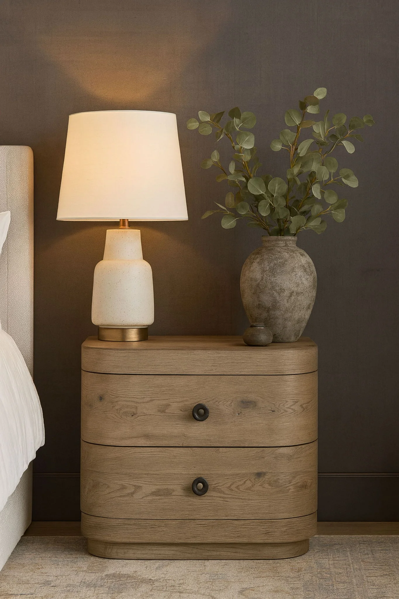 Pagosa - Large 2-Drawer Nightstand - English Knotty Oak - Image 4