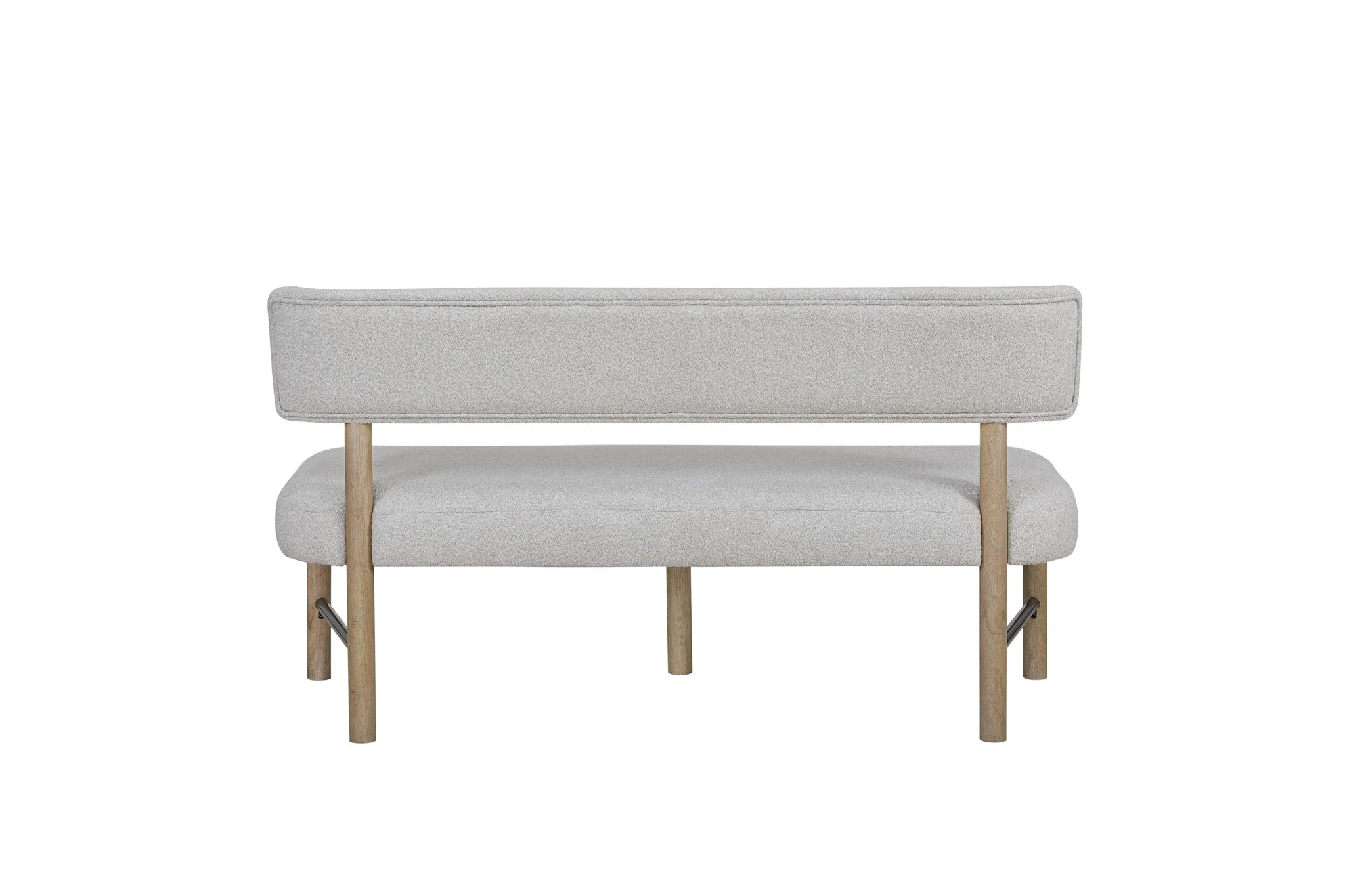 Pagosa - Upholstered Bench - English Knotty Oak / Gray - Image 4