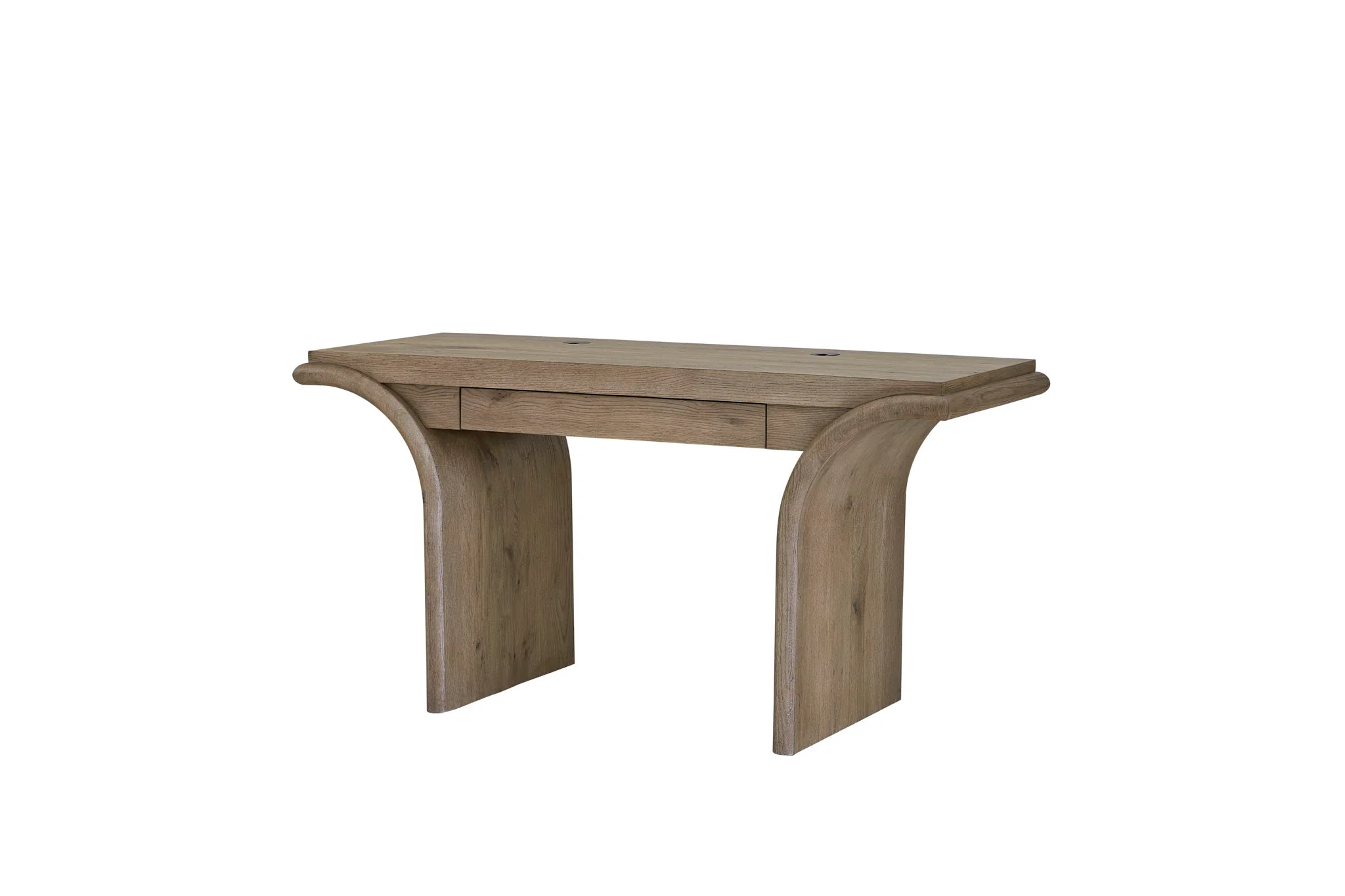 Pagosa - Waterfall Accent Desk - English Knotty Oak - Image 2
