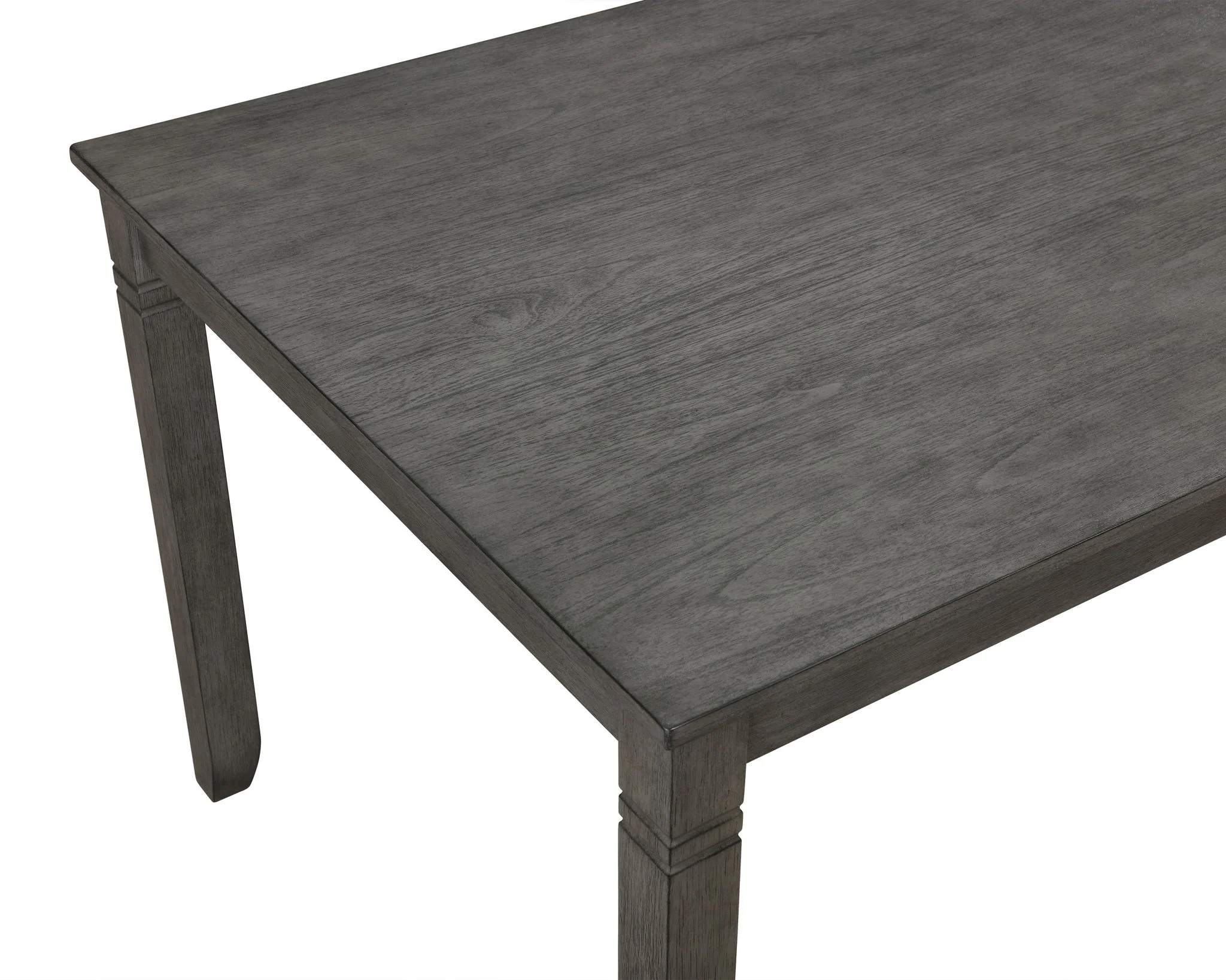 Paige - 6 Piece Dinette Set With Bench - Gray - Image 3