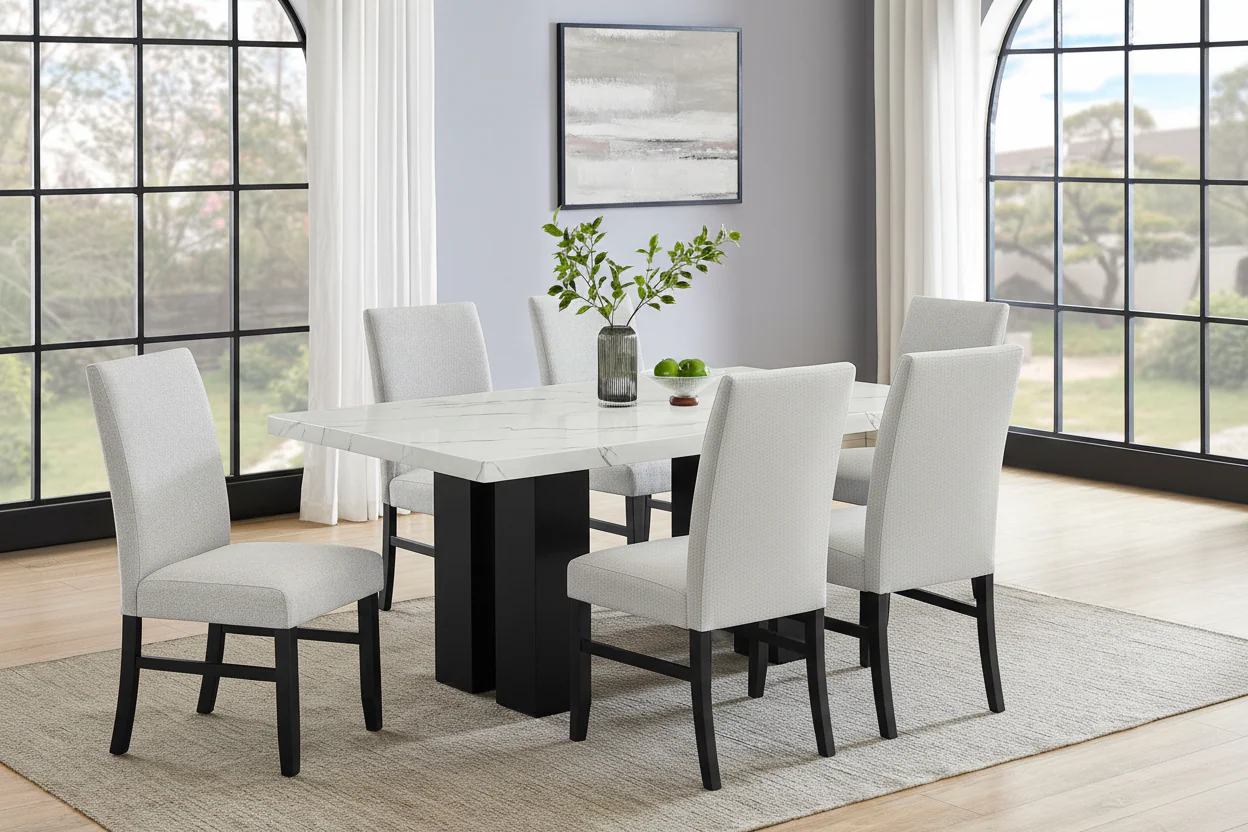 Parkside Dining Room Set - White - Image 3