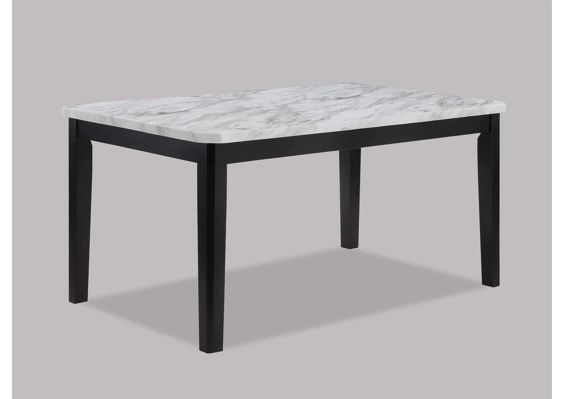 Pascal Black & White Faux Marble Dining Sets by Crown Mark - Image 4
