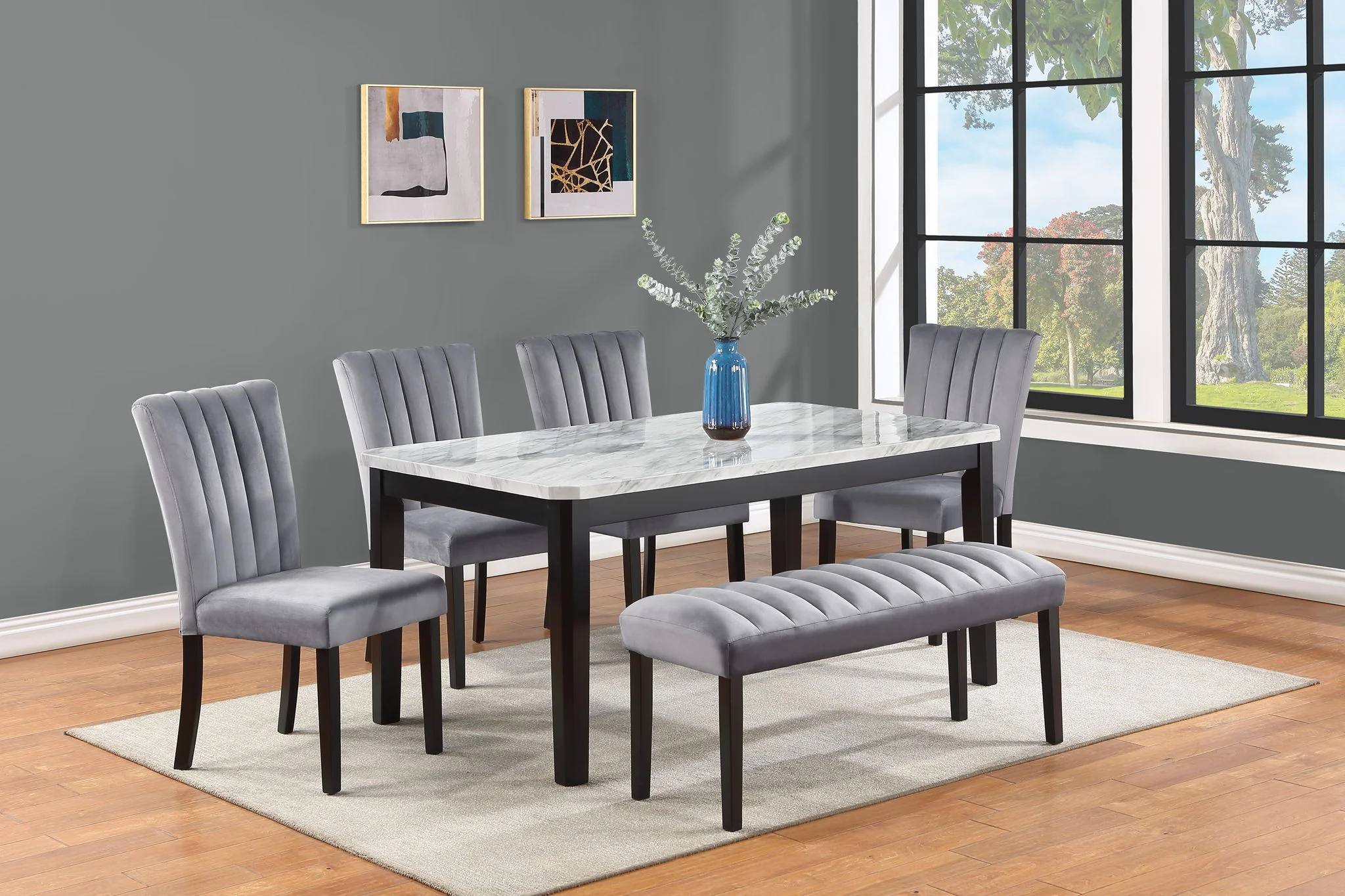 Pascal - Side Chair (Set of 2) - Gray - Image 3