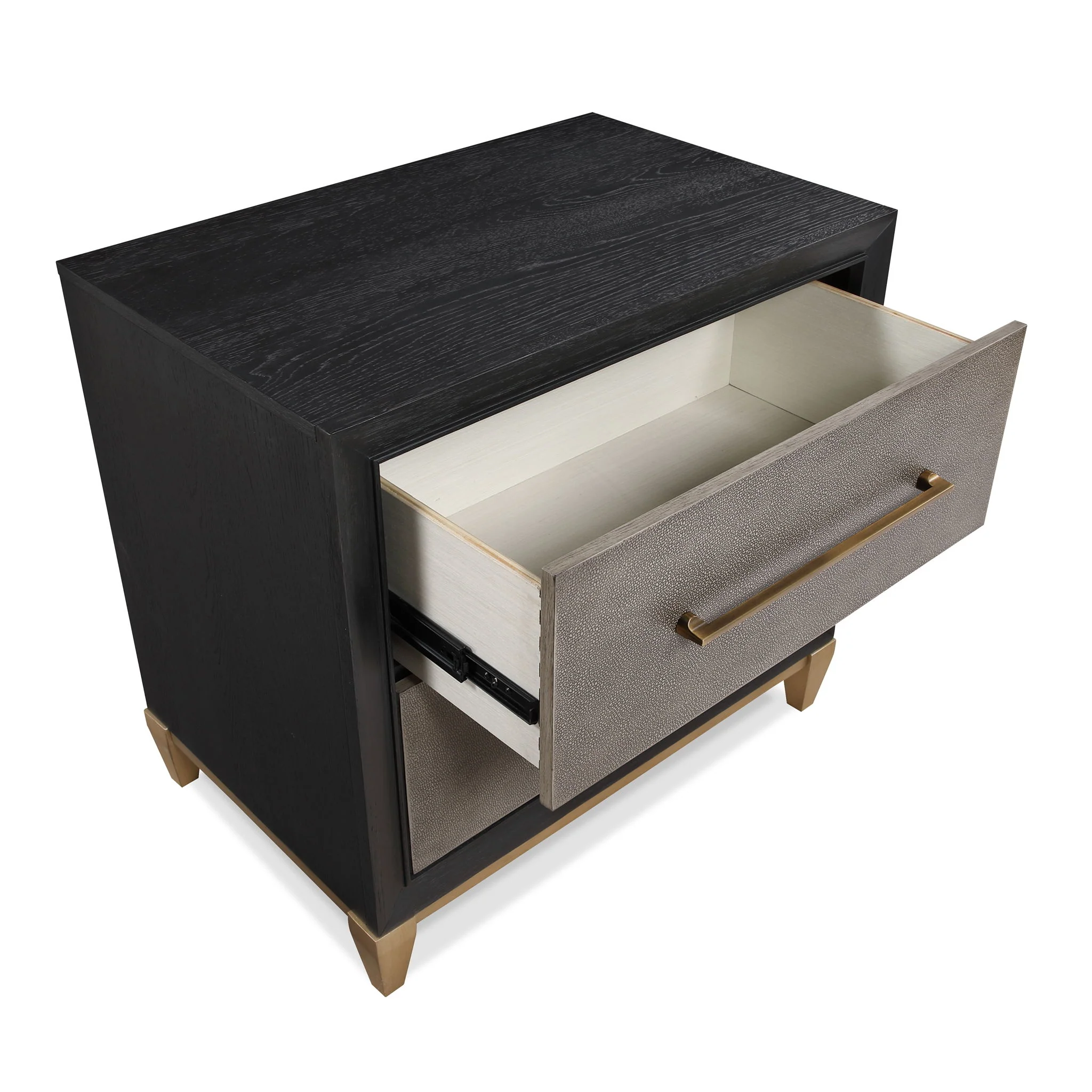 Payson - Nightstand - Black / Gray - Image 2
