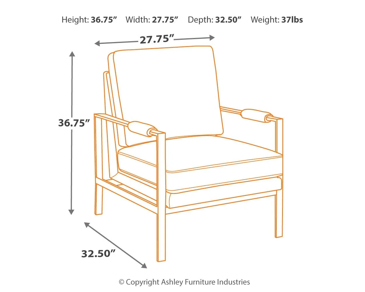 Peacemaker - Accent Chair - Brown - Image 4