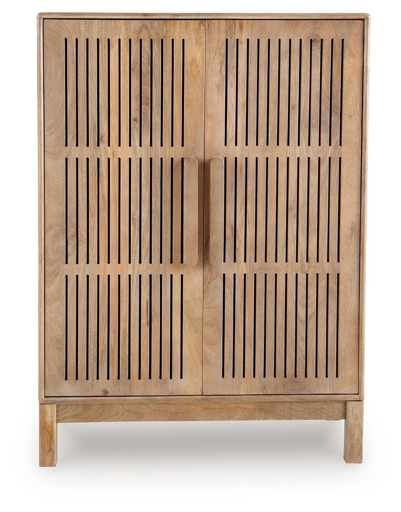 Pellamour - Bar Cabinet - Natural Brown - Image 3