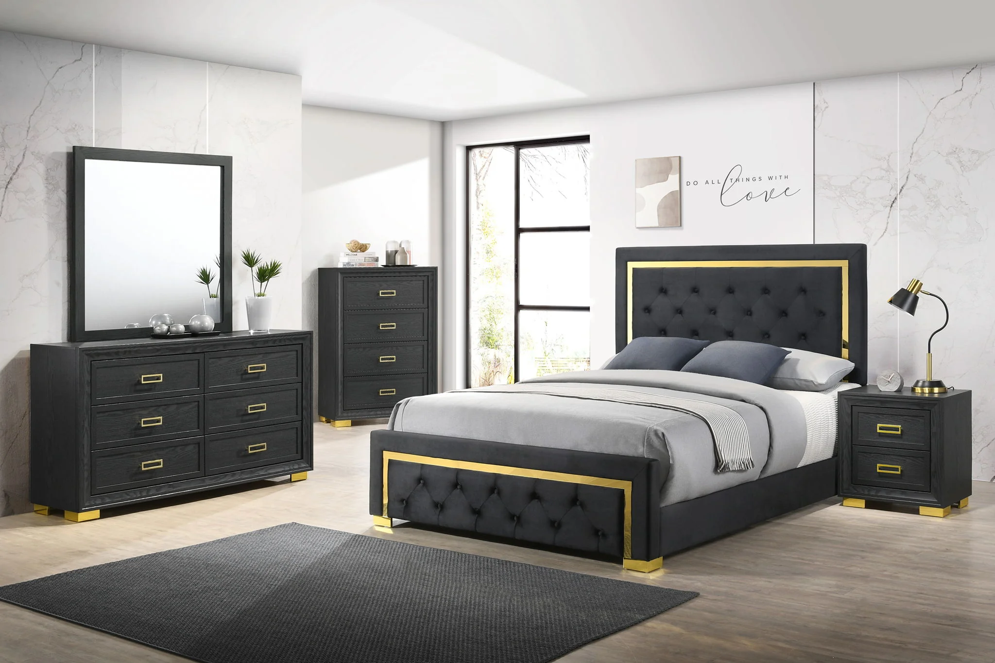 Pepe - Nightstand - Black - Image 4