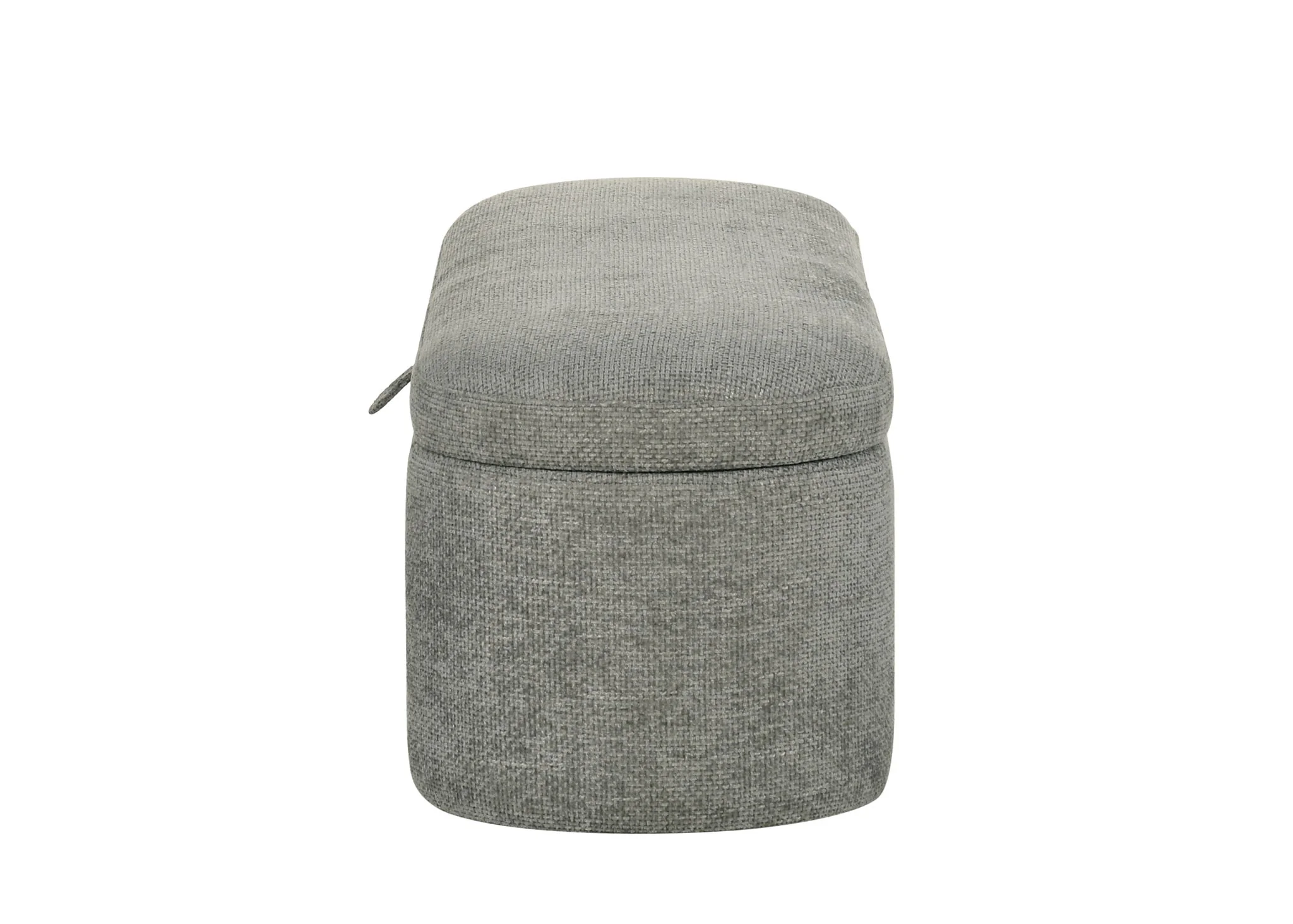 Philipa - Storage Bench - Light Gray Tweed - Image 3