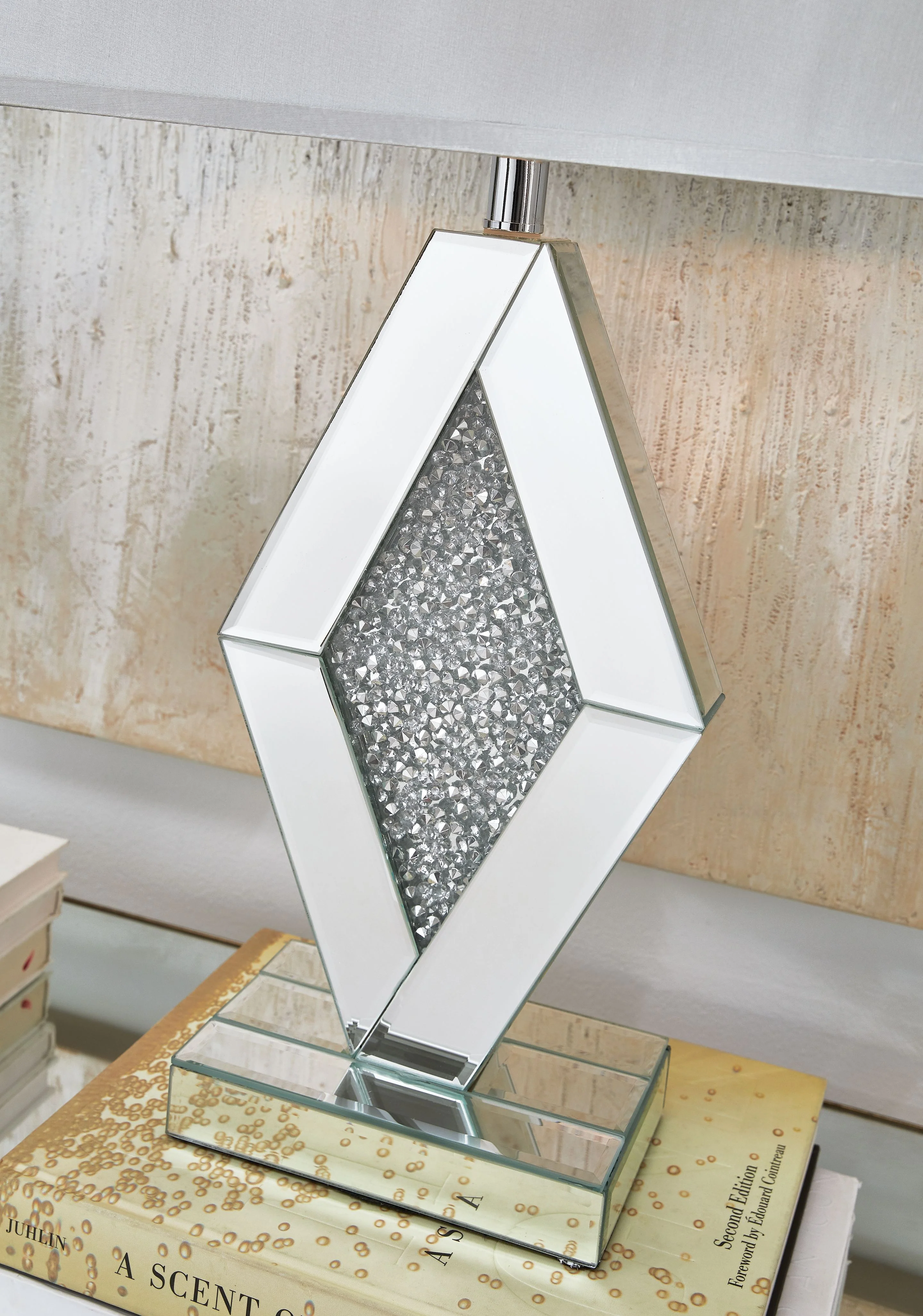 Prunella - Mirror Table Lamp - Silver Finish - Image 2