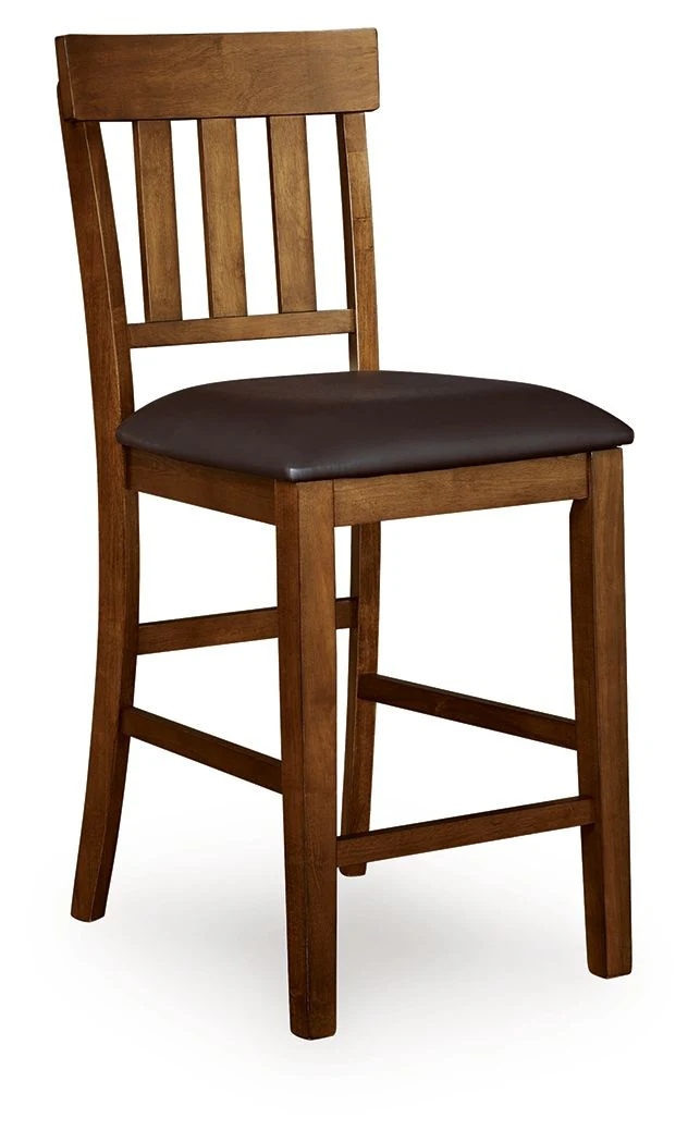 Ralene - Upholstered Barstool (Set of 2) - Medium Brown - Image 2