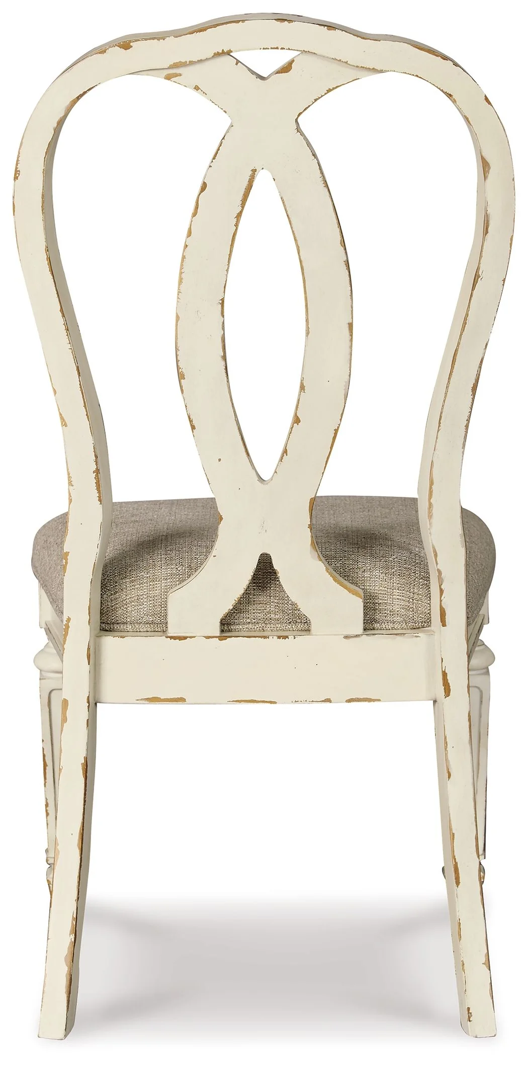 Realyn - Dining UPH Side Chair (Set of 2) - Ribbonback - Chipped White - Image 3