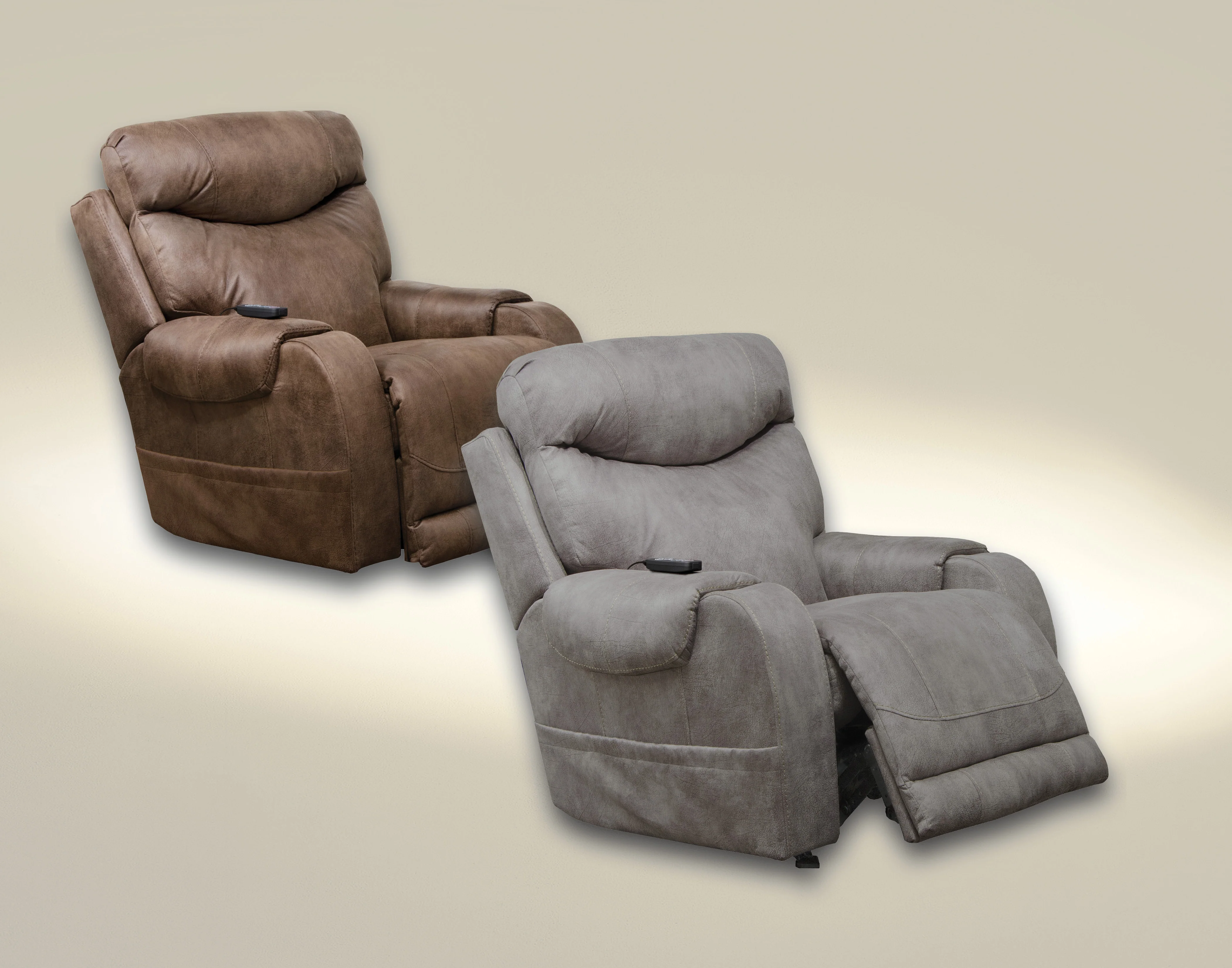 Recharger Triple Power Recliner w/Shiatsu Massage & Heat