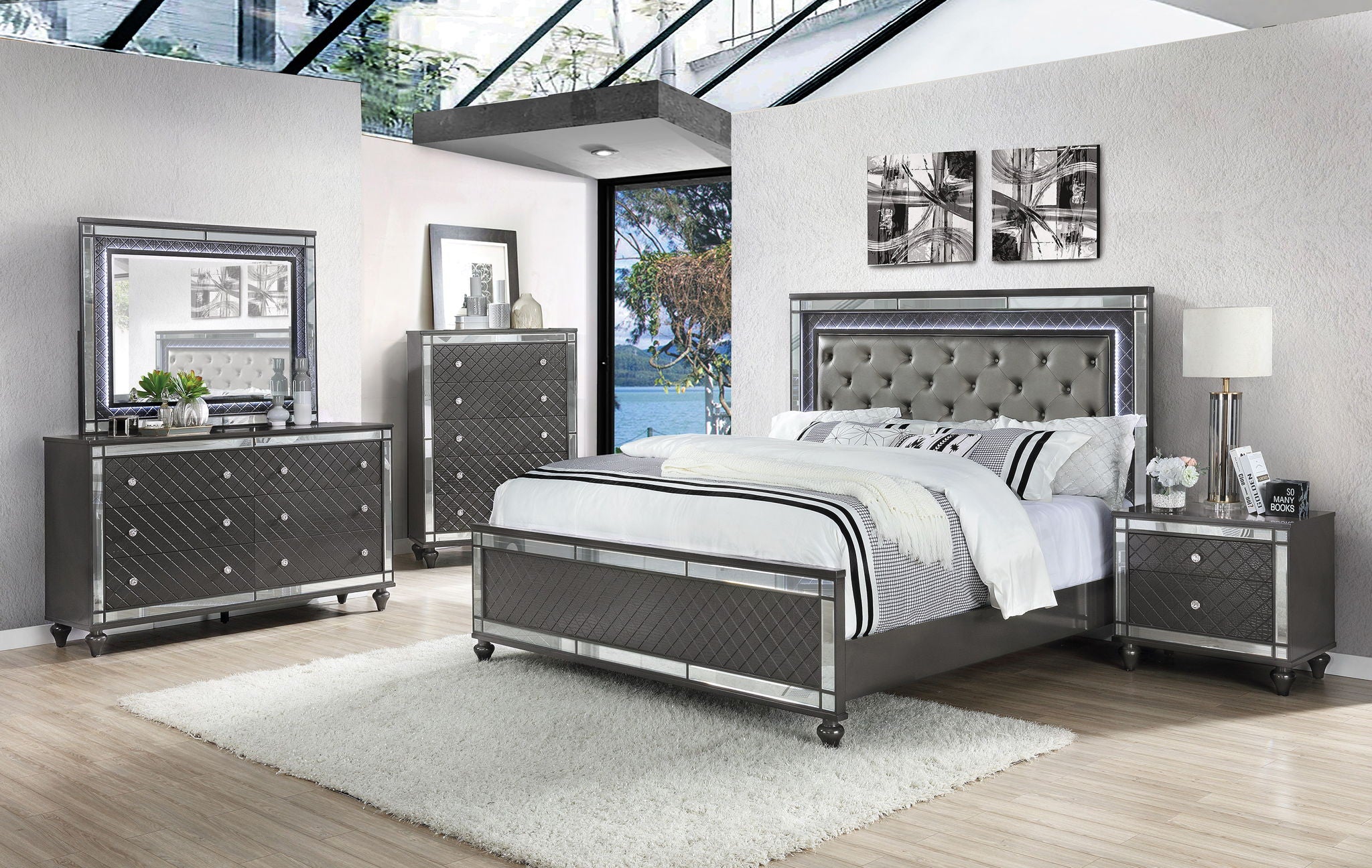 Refino - Dresser - Gunmetal - Image 4