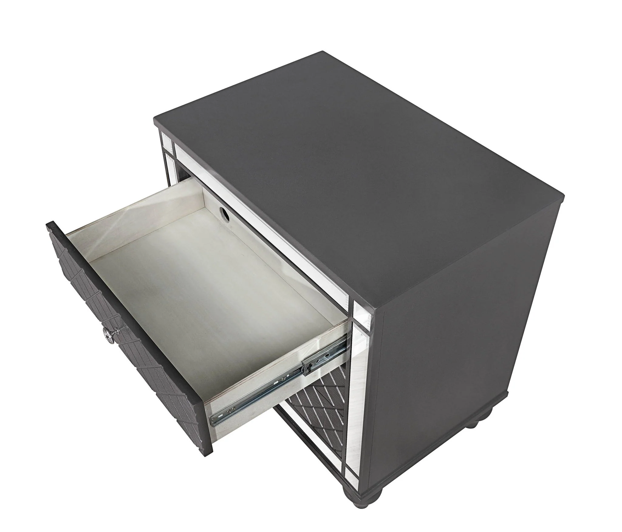 Refino - Nightstand - Dark Gunmetal - Image 3