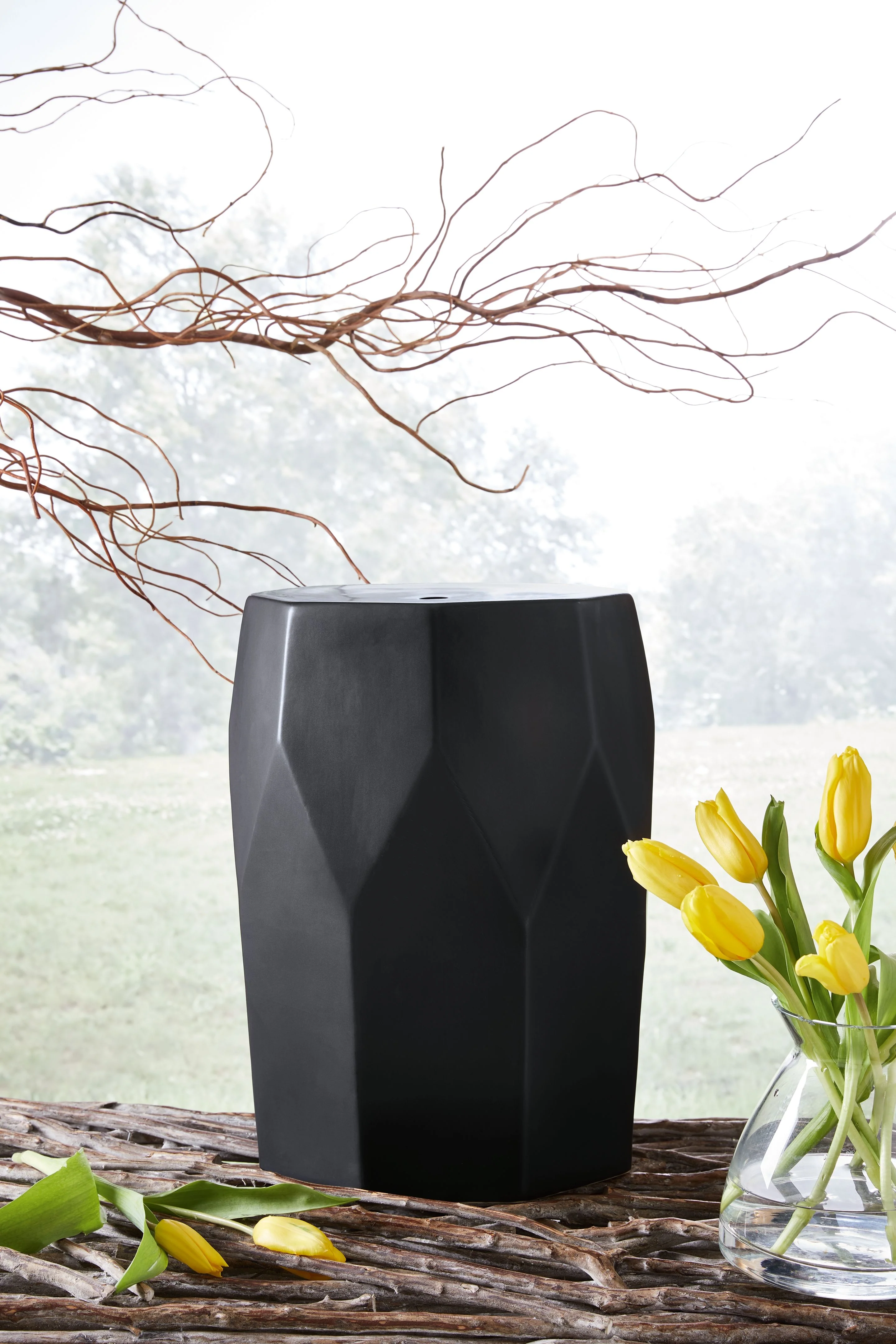 Rhysworth - Stool - Black - Image 2