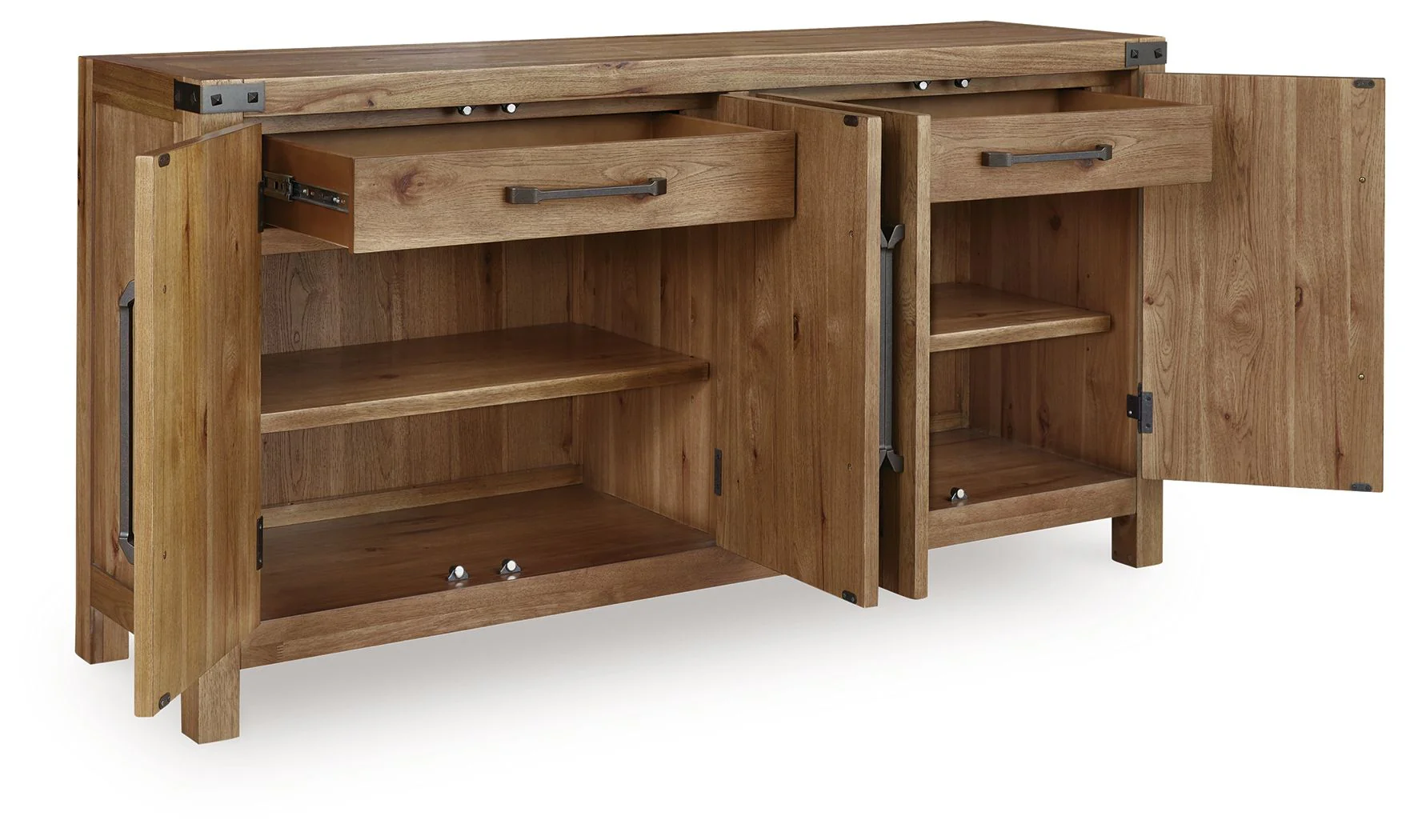 Ridgester - Dining Room Server - Light Brown - Image 3