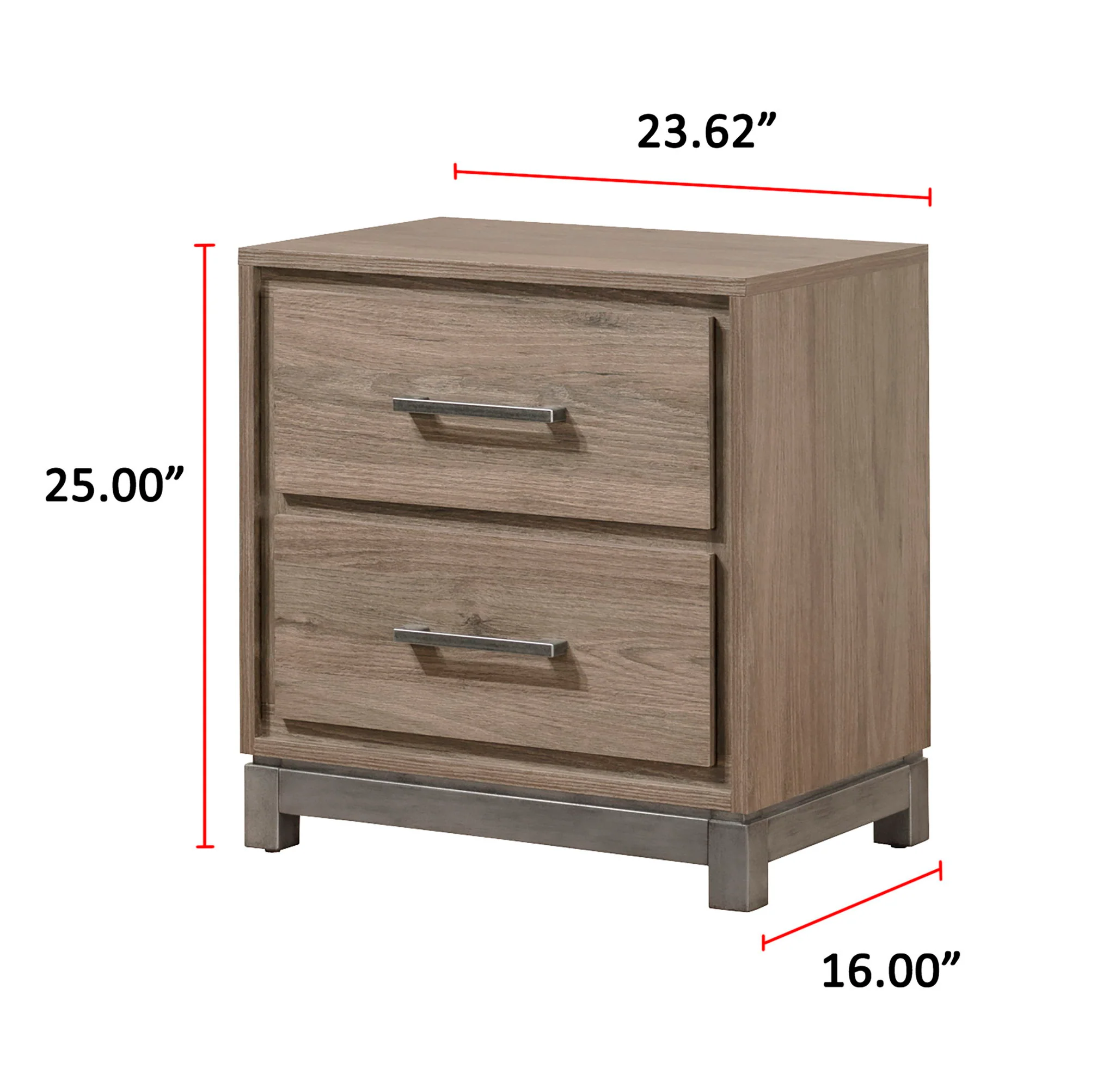 River - Nightstand - Light Brown - Image 4