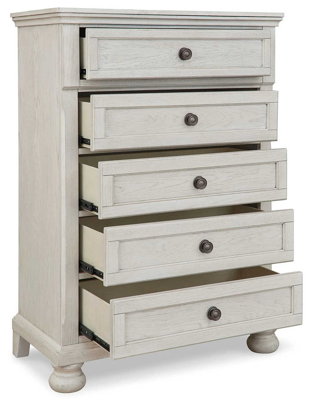 Robbinsdale - Five Drawer Chest - Youth - Antique White - Image 3