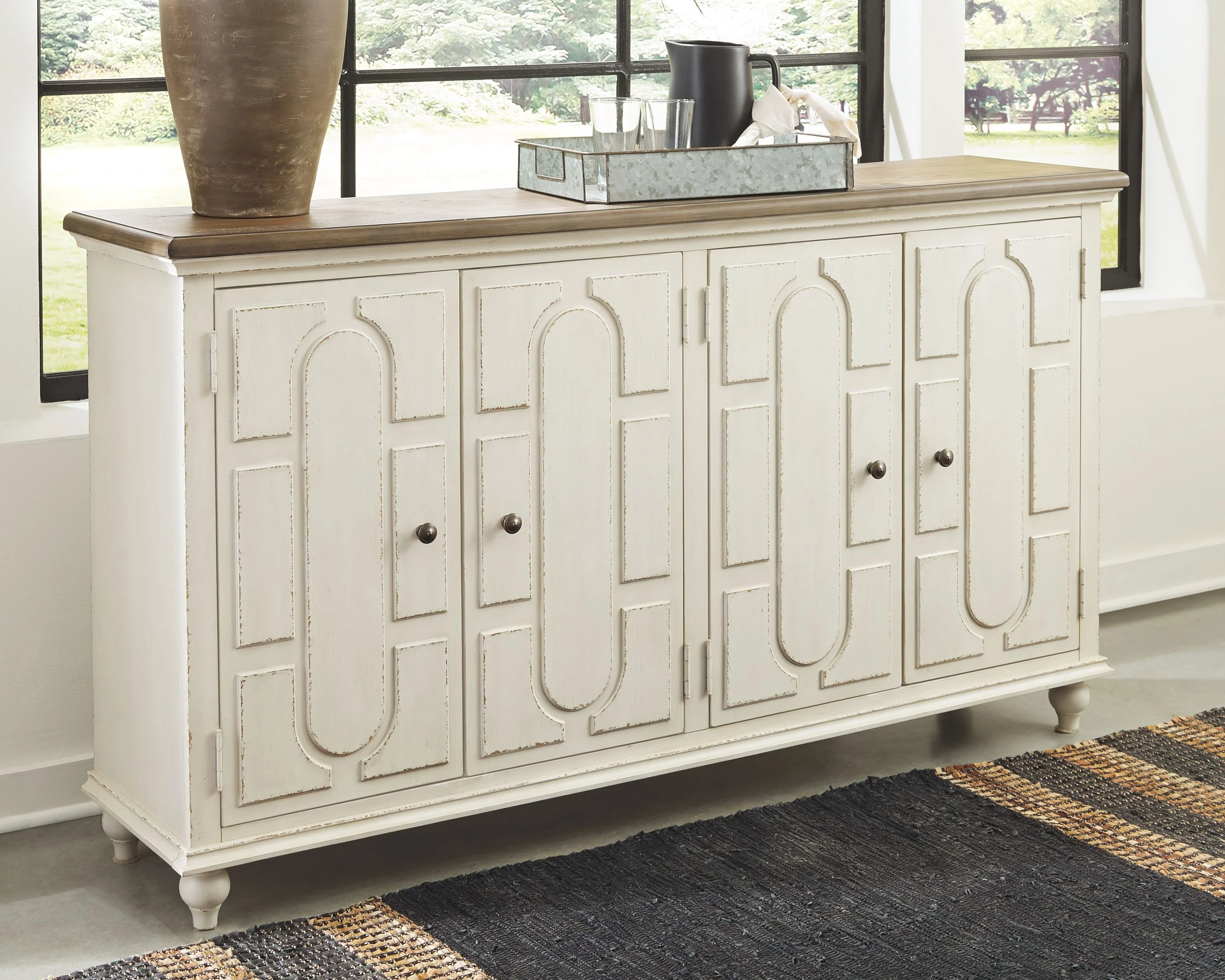 Roranville - Accent Cabinet - Antique White - Image 4