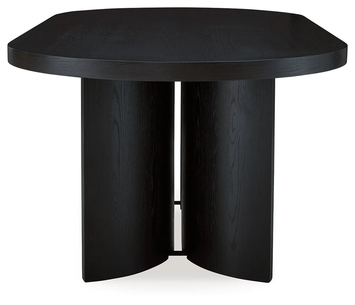 Rowanbeck - Oval Dining Room Table - Black - Image 2