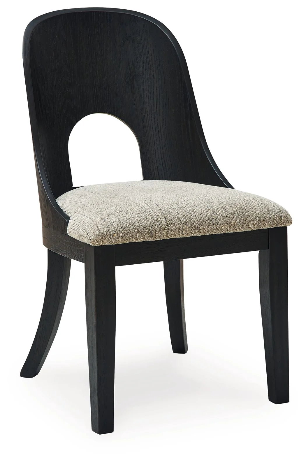 Rowanbeck - Dining Upholstered Side Chair (Set of 2) - Gray / Black - Image 4