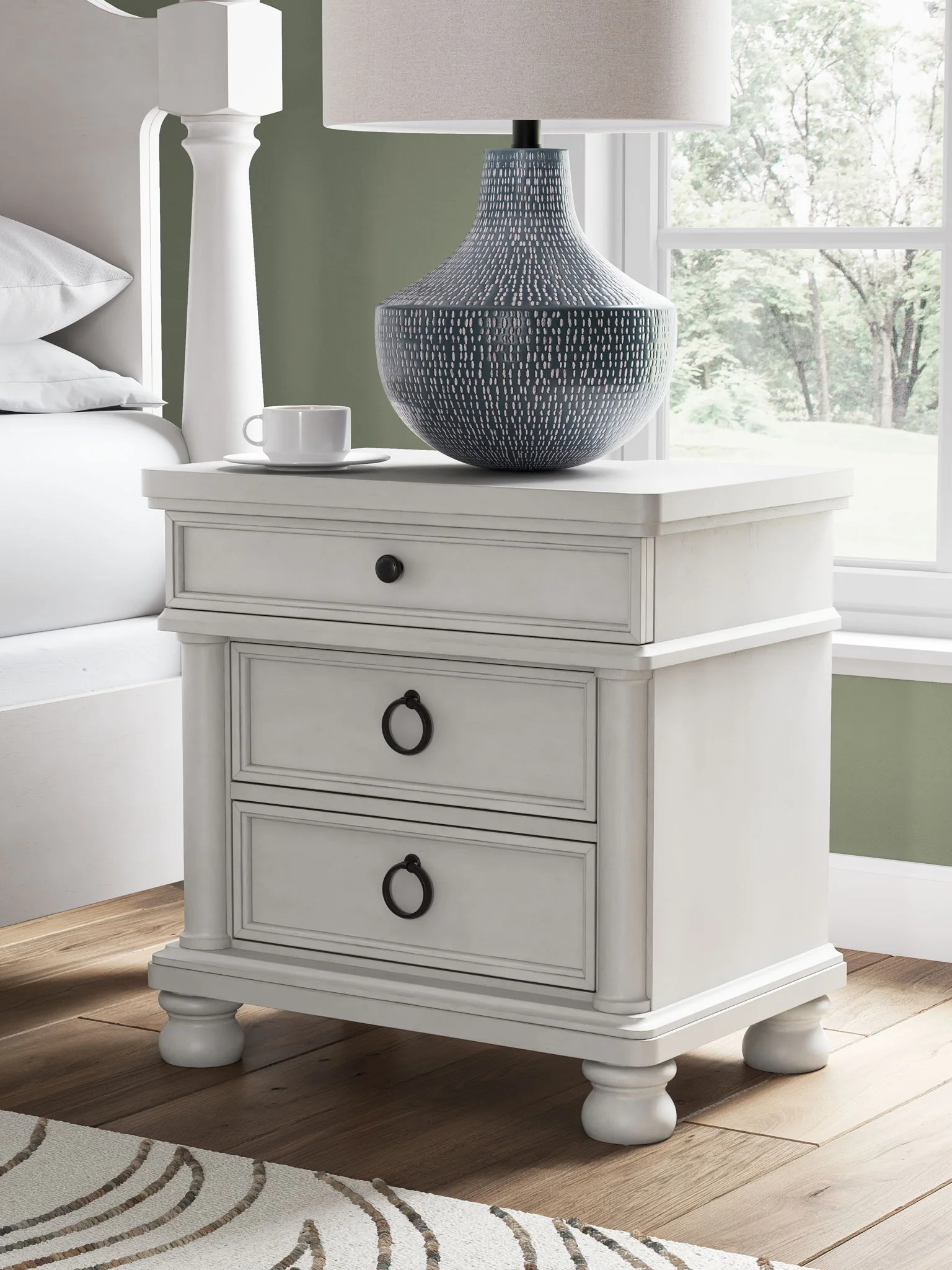 Rowlenstown - Three Drawer Night Stand - Image 7