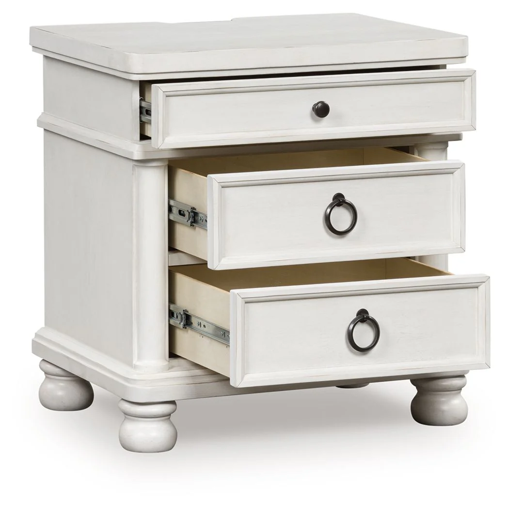 Rowlenstown - Three Drawer Night Stand - Image 8