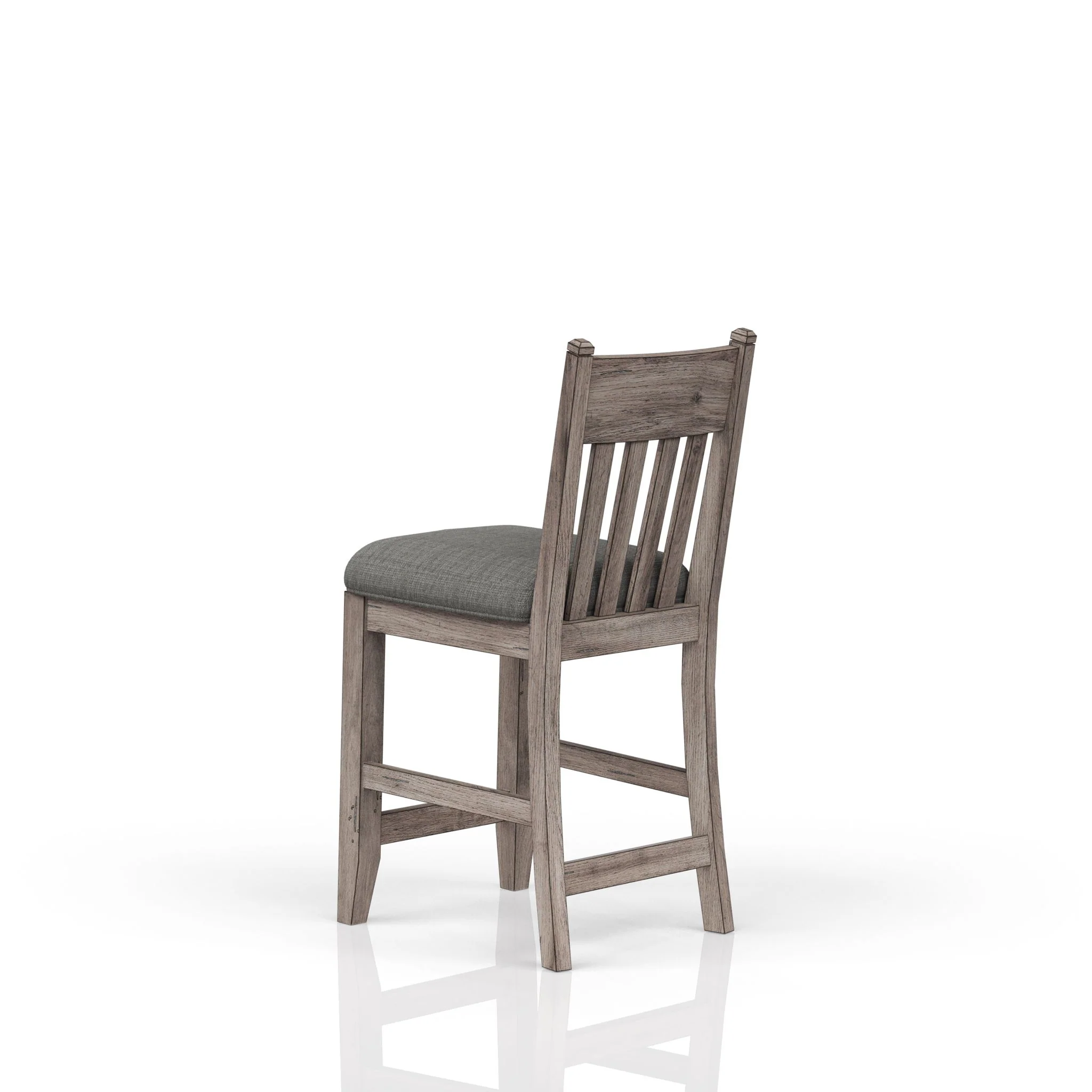 Counter Stool (Set of 2) - Gray - Image 4