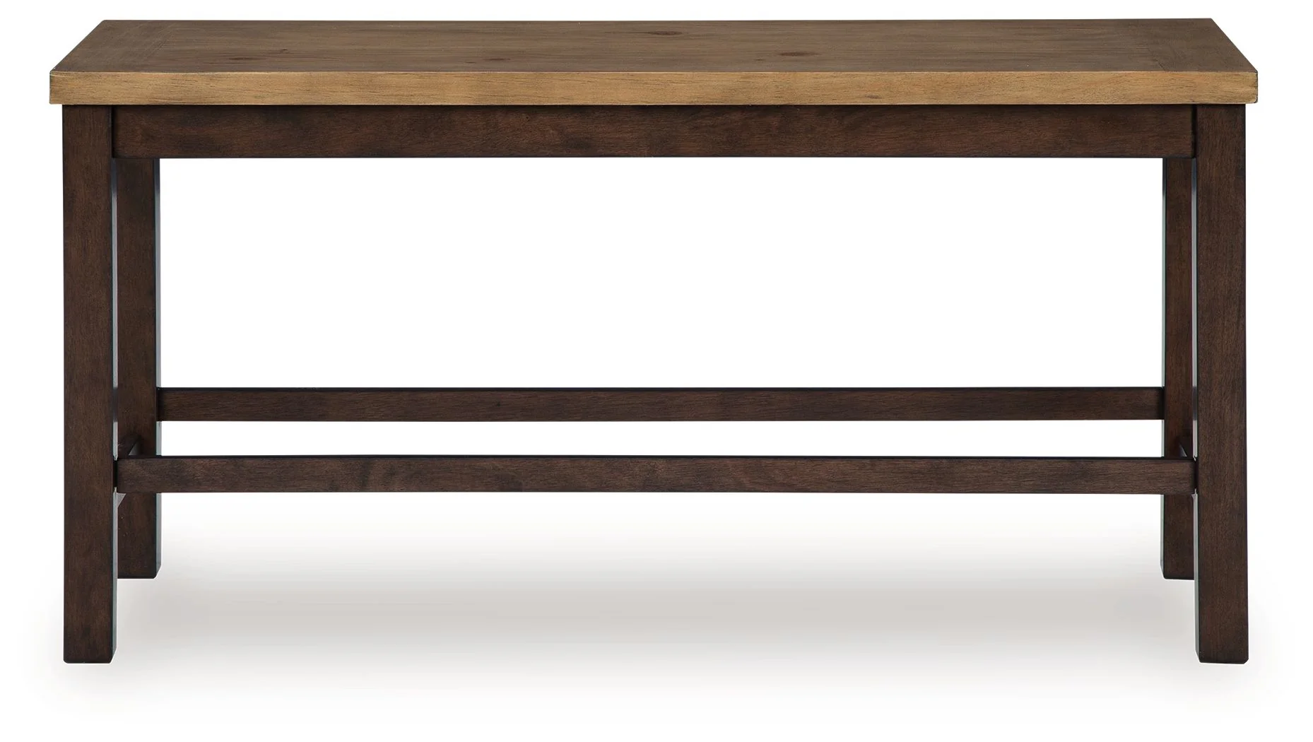 Rylandeen - Double Counter Height Bench - Light Brown / Dark Brown - Image 2