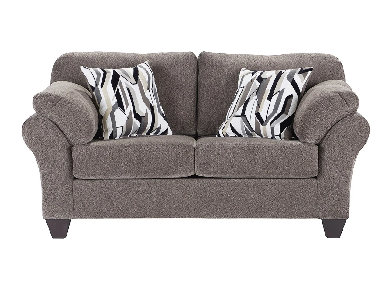 Safari Cobblestone Sofa & Loveseat Set - Image 3