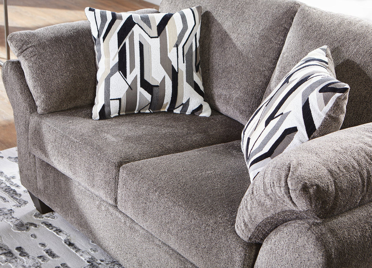 Safari Cobblestone Sofa & Loveseat Set - Image 5