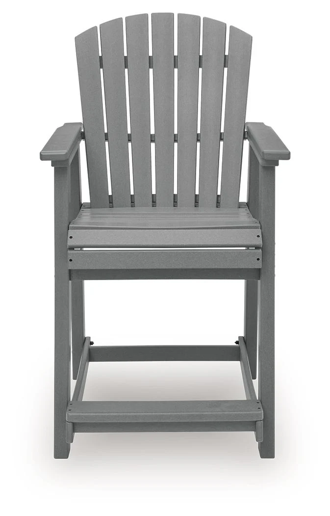Sanctuary Beach - Barstool (Set of 2) - Dark Gray - Image 2