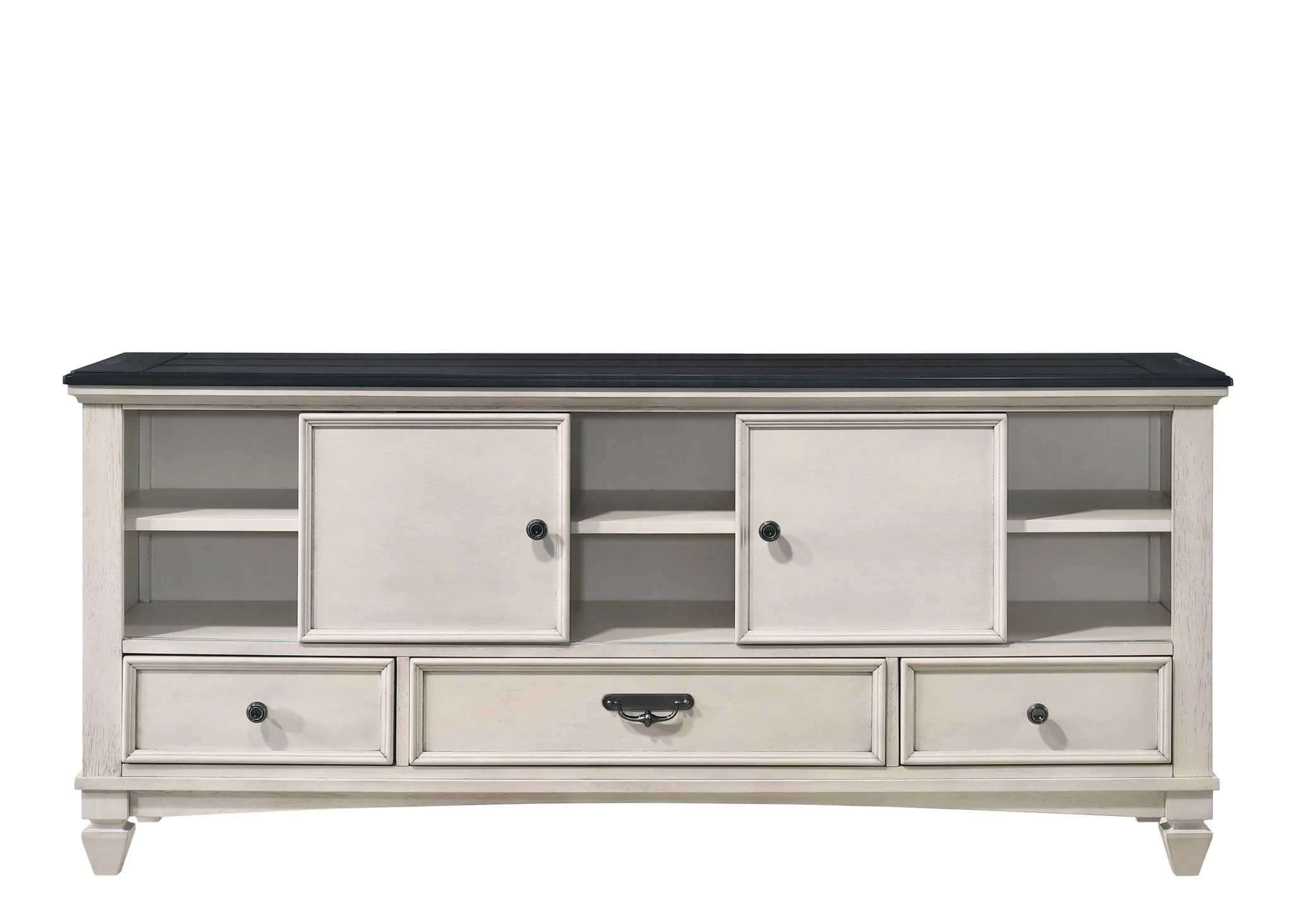 Sawyer - TV Stand - Antique White - Image 2