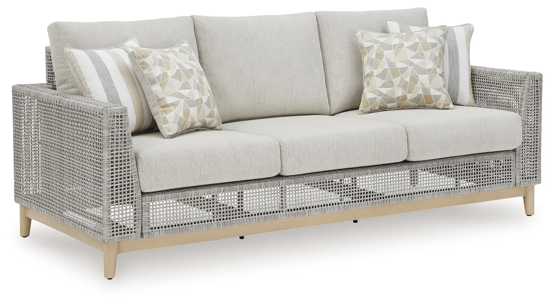 Seton Creek - 4 Pc. - Lounge Set - Gray - Image 4