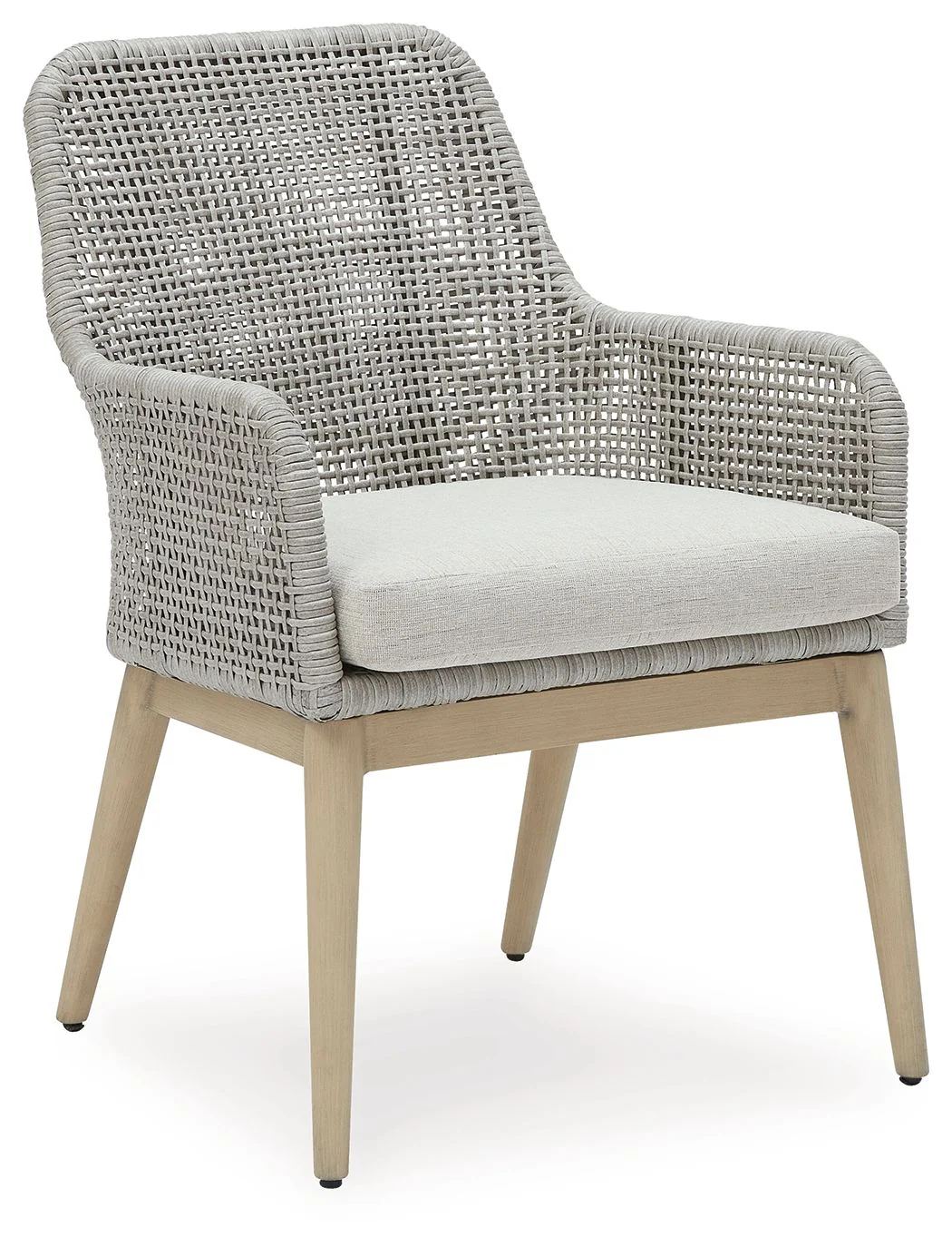 Seton Creek - Arm Chair With Cushion (Set of 2) - Gray - Image 3