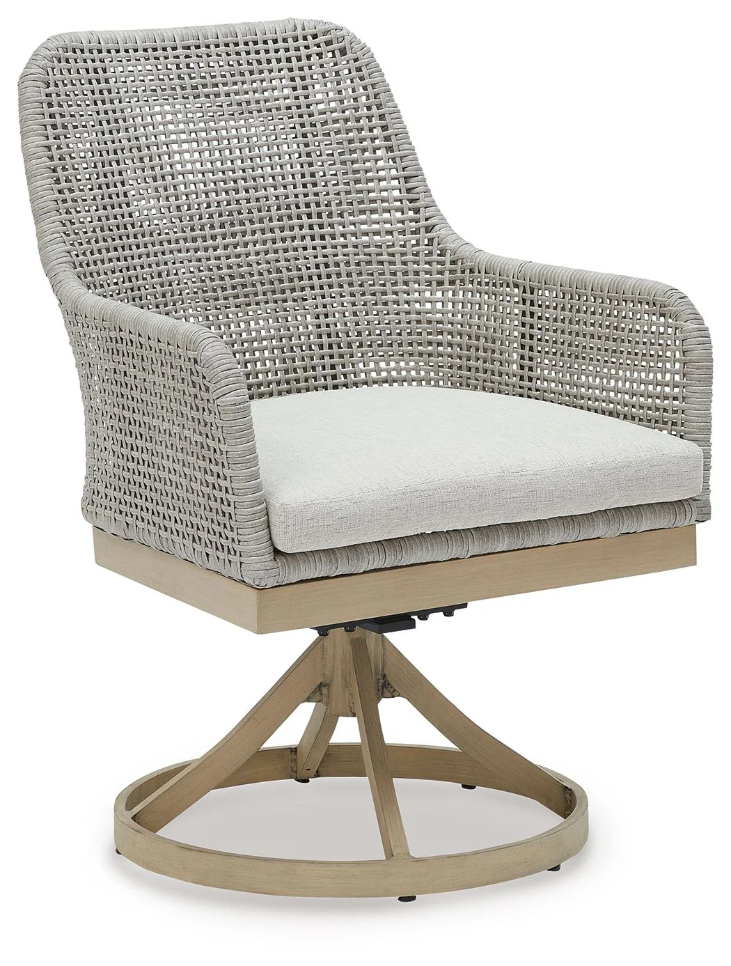 Seton Creek - Swivel Chair With Cushion (Set of 2) - Gray - Image 4