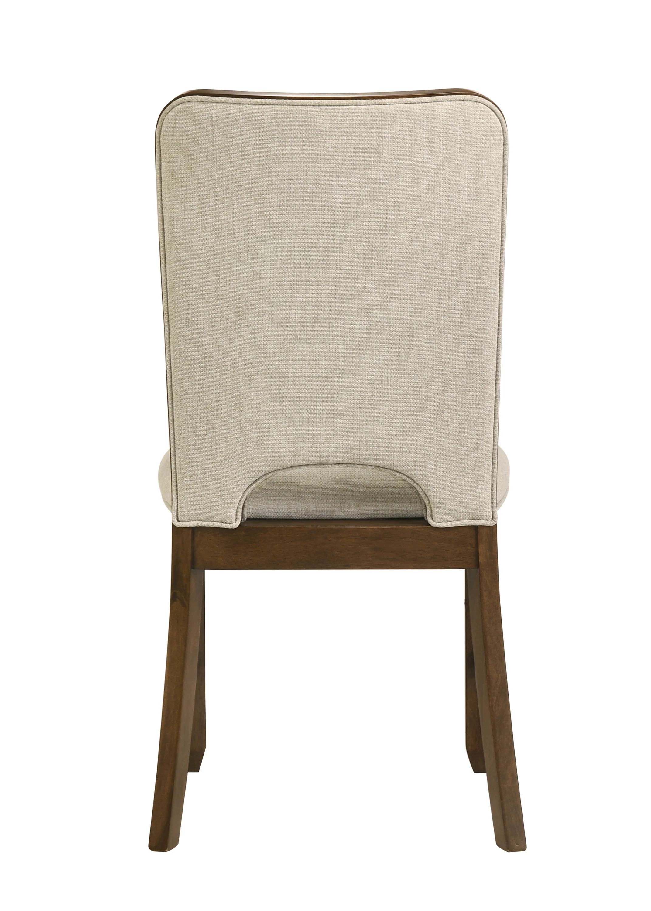 Shari 5Pc Round Dining Set with Veneer Inlay Pattern Top - Image 3