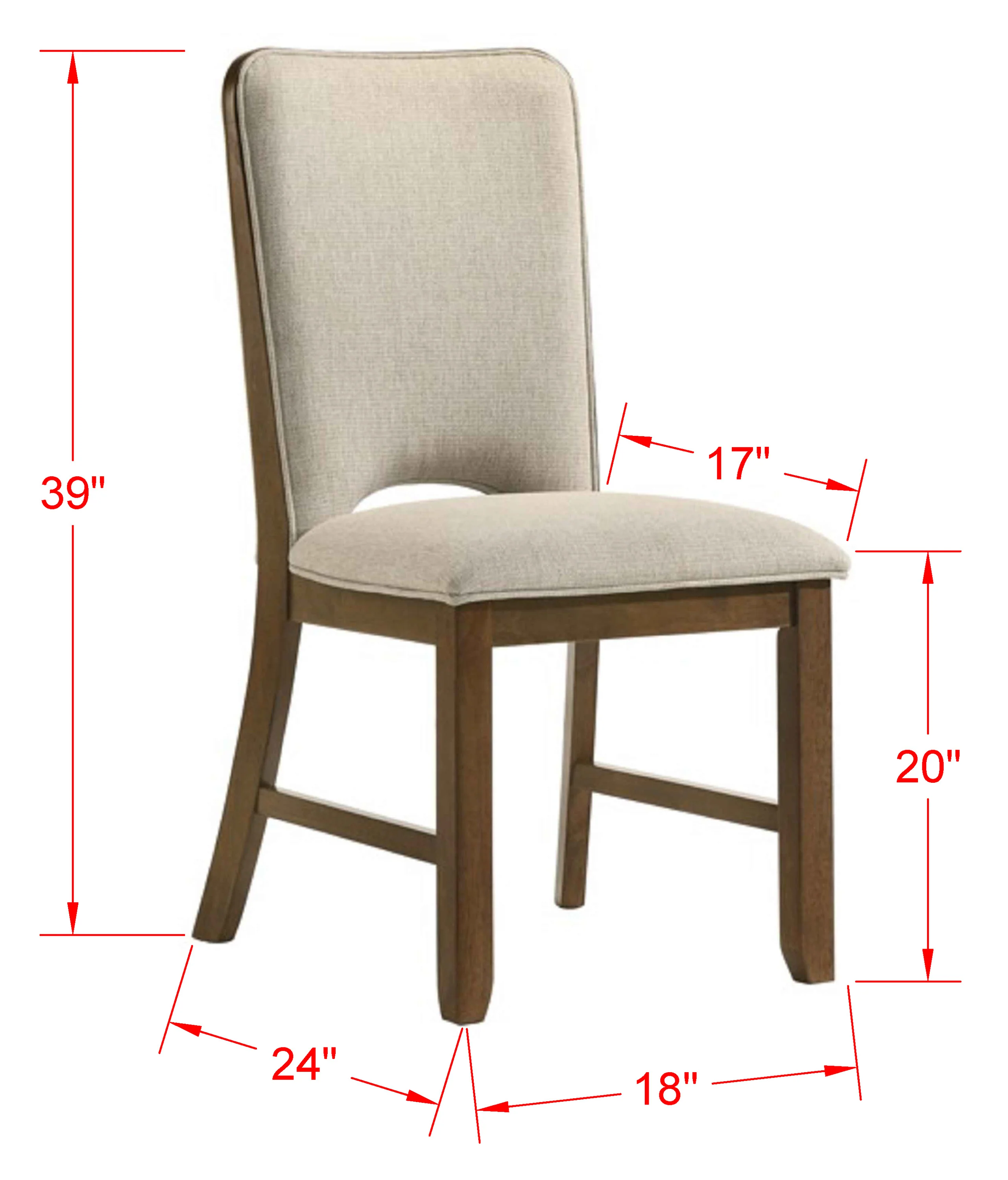 Shari 5Pc Round Dining Set with Veneer Inlay Pattern Top - Image 5