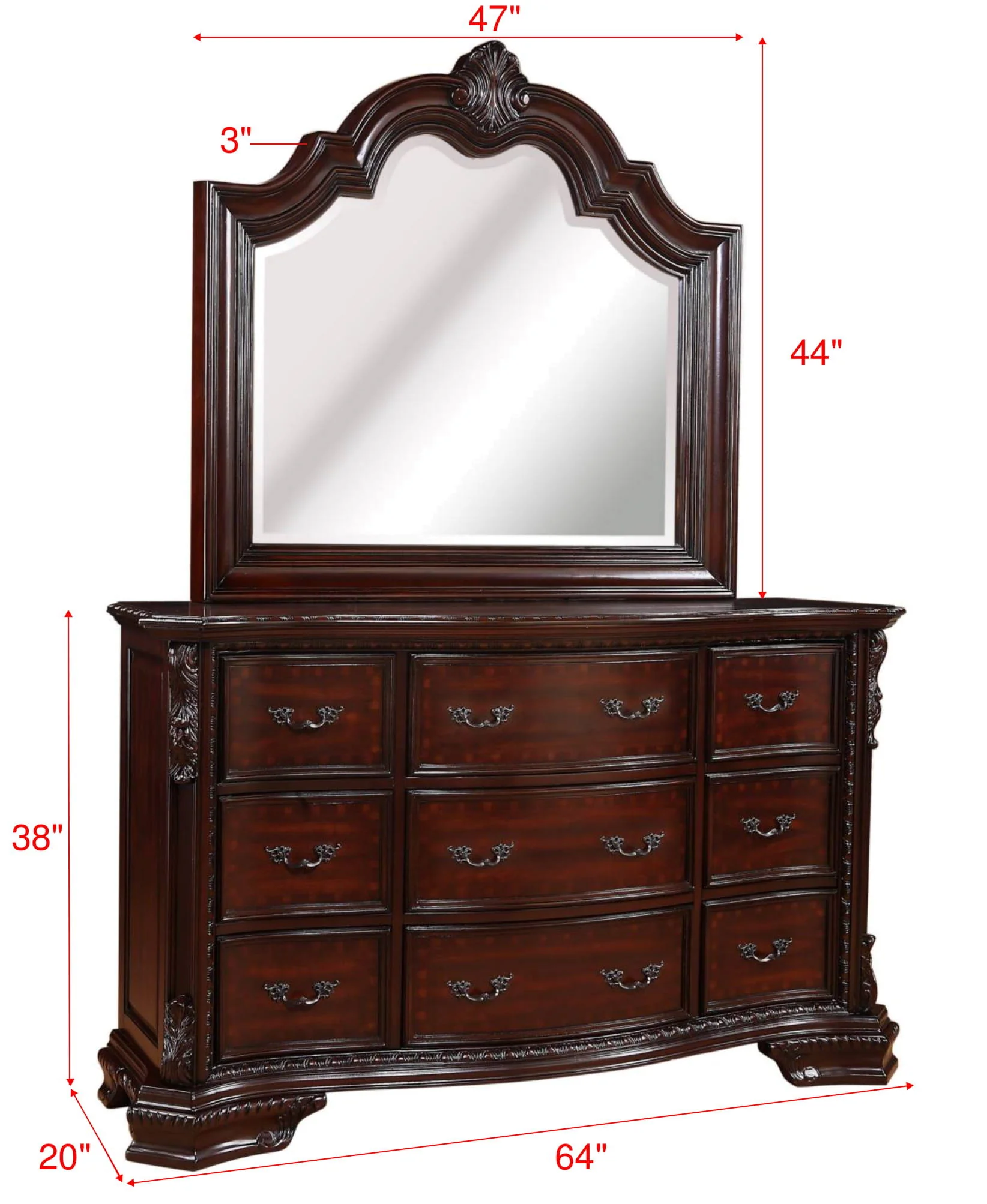 Sheffield - Dresser - Cherry - Image 2