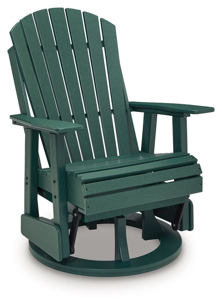 Shell Beach - Swivel Glider Chair - Green - Image 2
